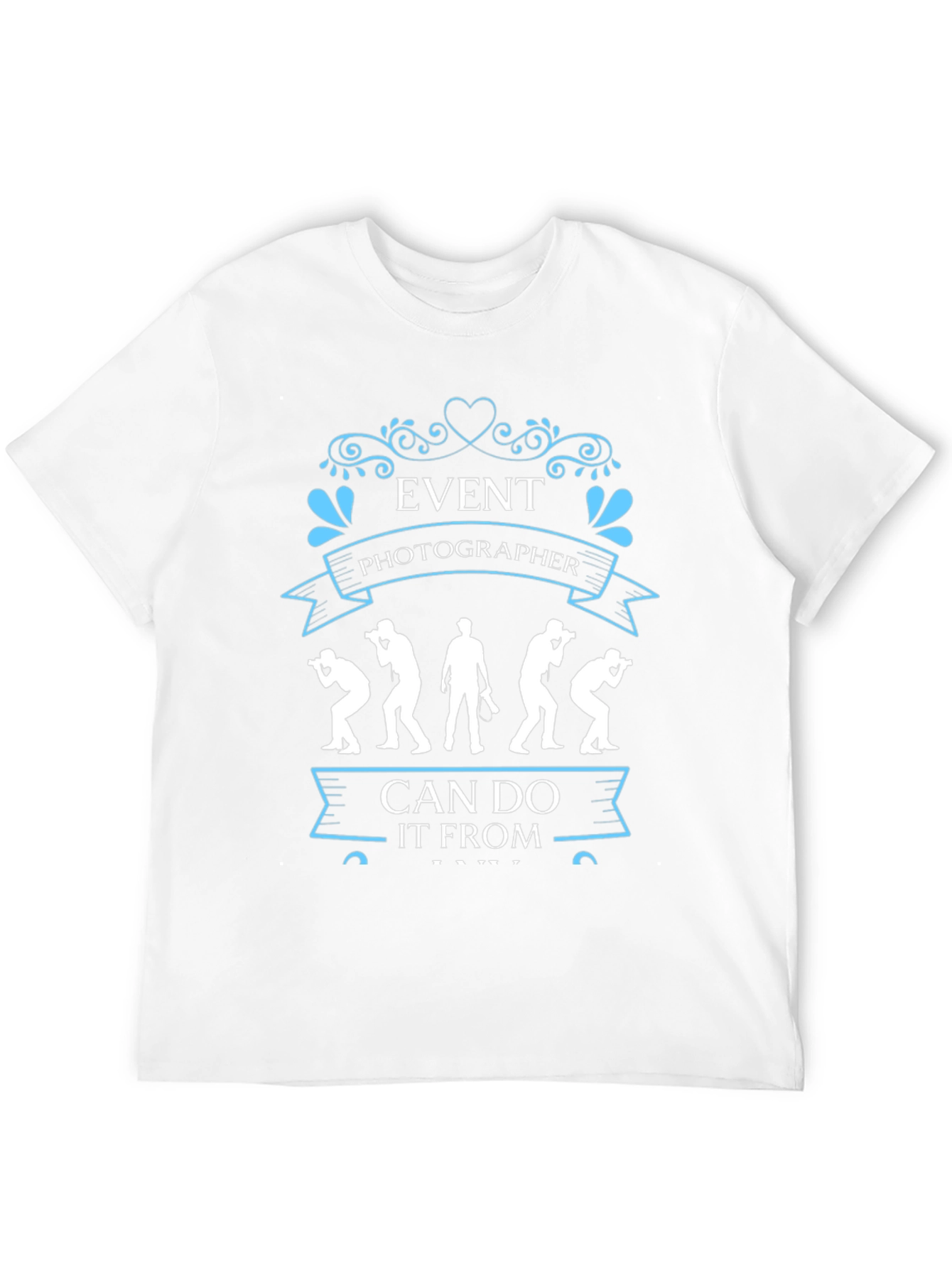 Event Photographer Black Graphic T-Shirt