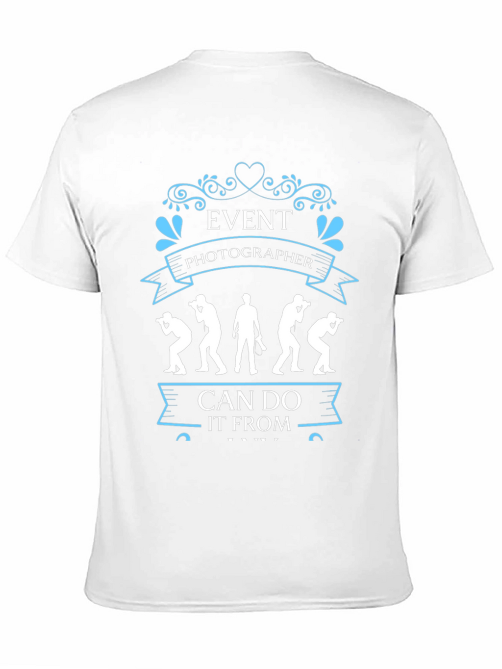 Event Photographer Black Graphic T-Shirt