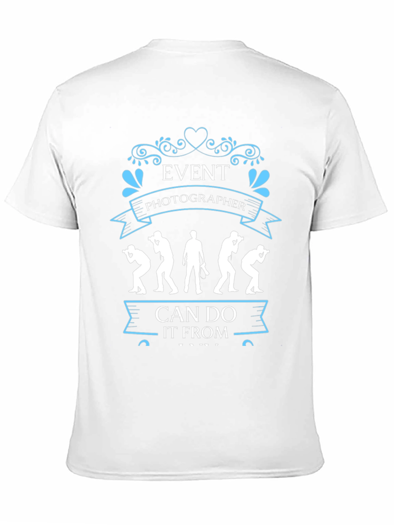 Event Photographer Black Graphic T-Shirt