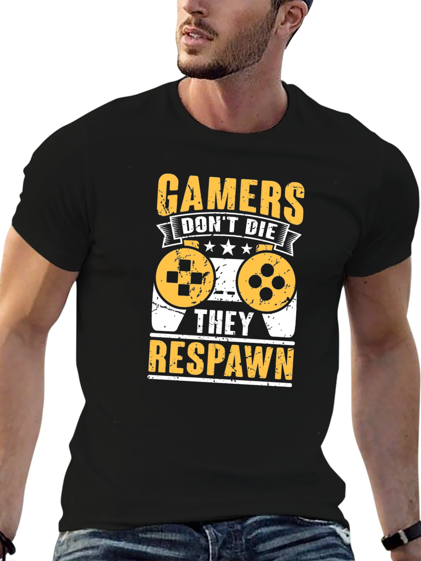 Gamers Dont Die T-Shirt Respawn Tee