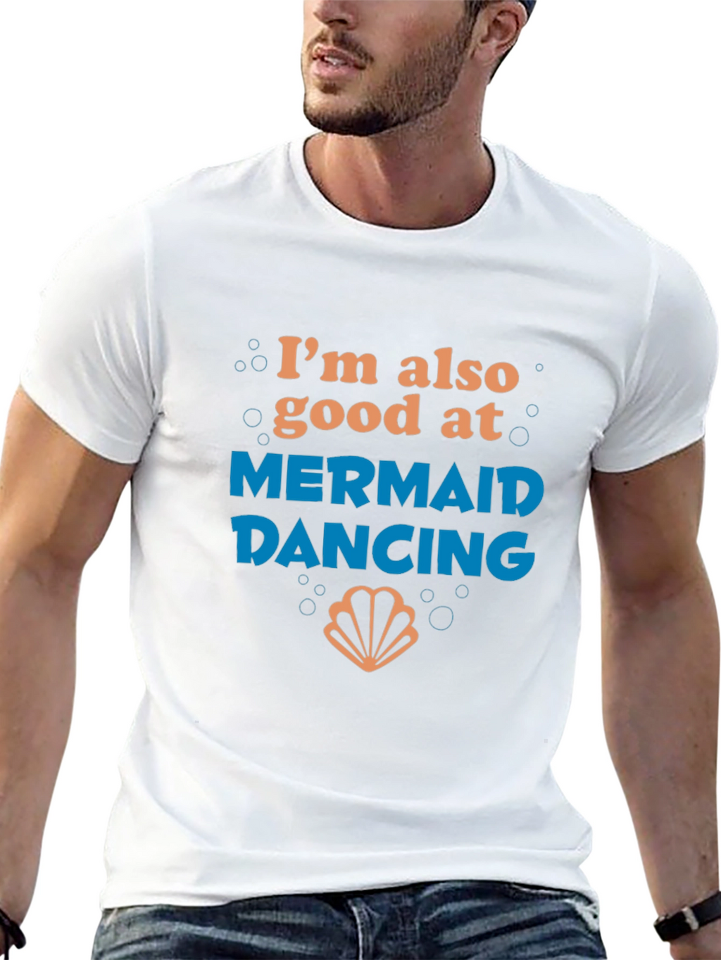 Mermaid Dancing Graphic Tee - Funny T-Shirt