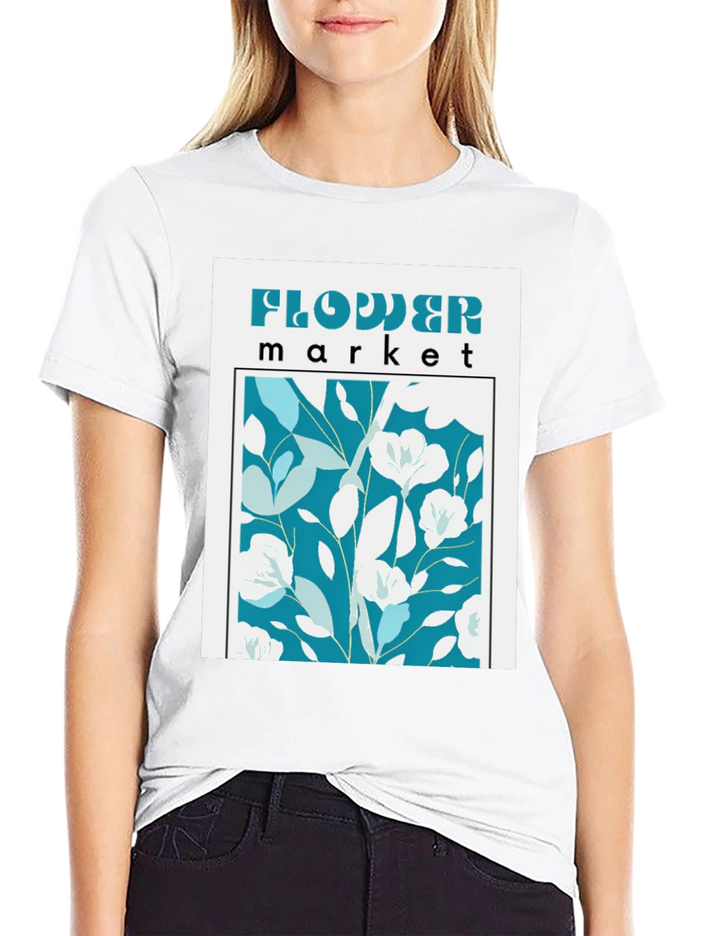 Floral Market Graphic Tee