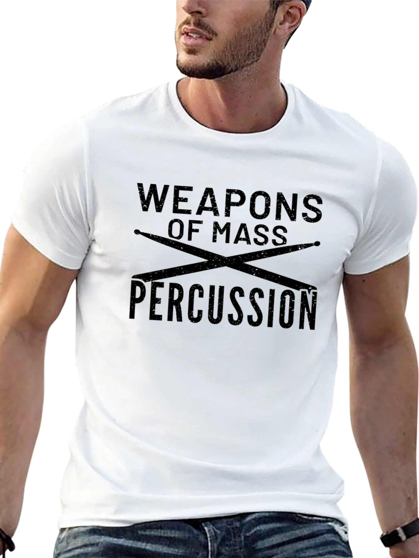 Weapons of Mass Percussion T-Shirt - Drummer Tee
