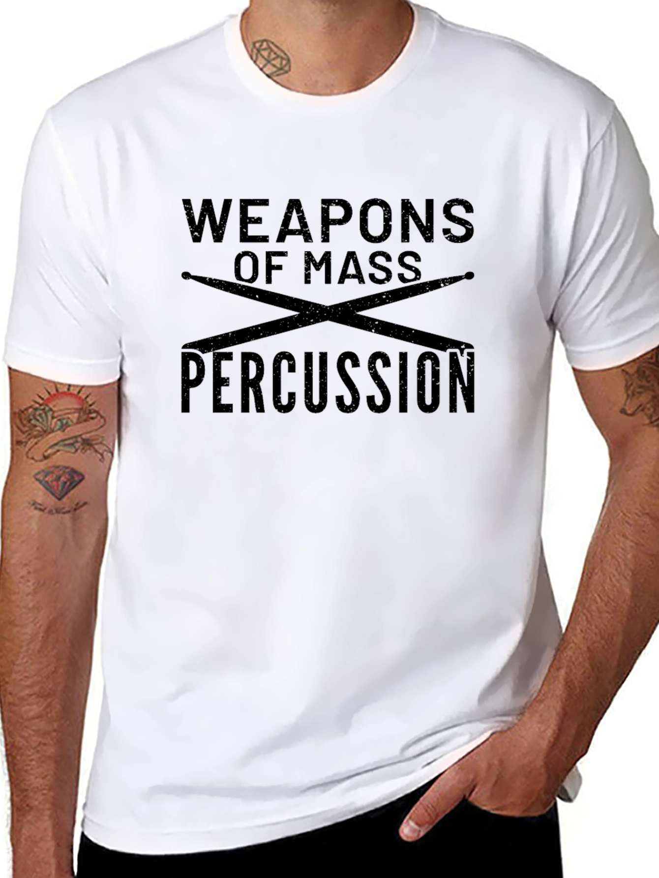 Weapons of Mass Percussion T-Shirt - Drummer Tee