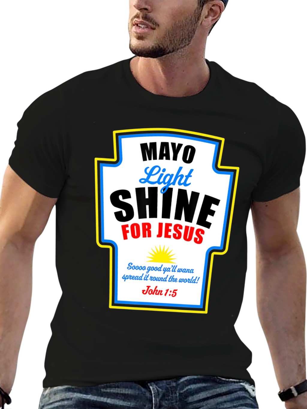 Mayo Light Shine for Jesus T-Shirt