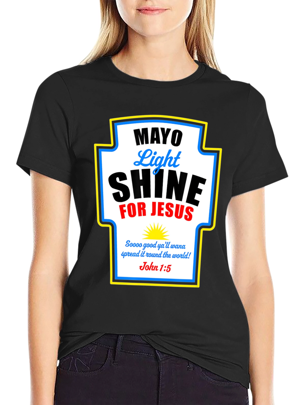 Mayo Light Shine for Jesus T-Shirt