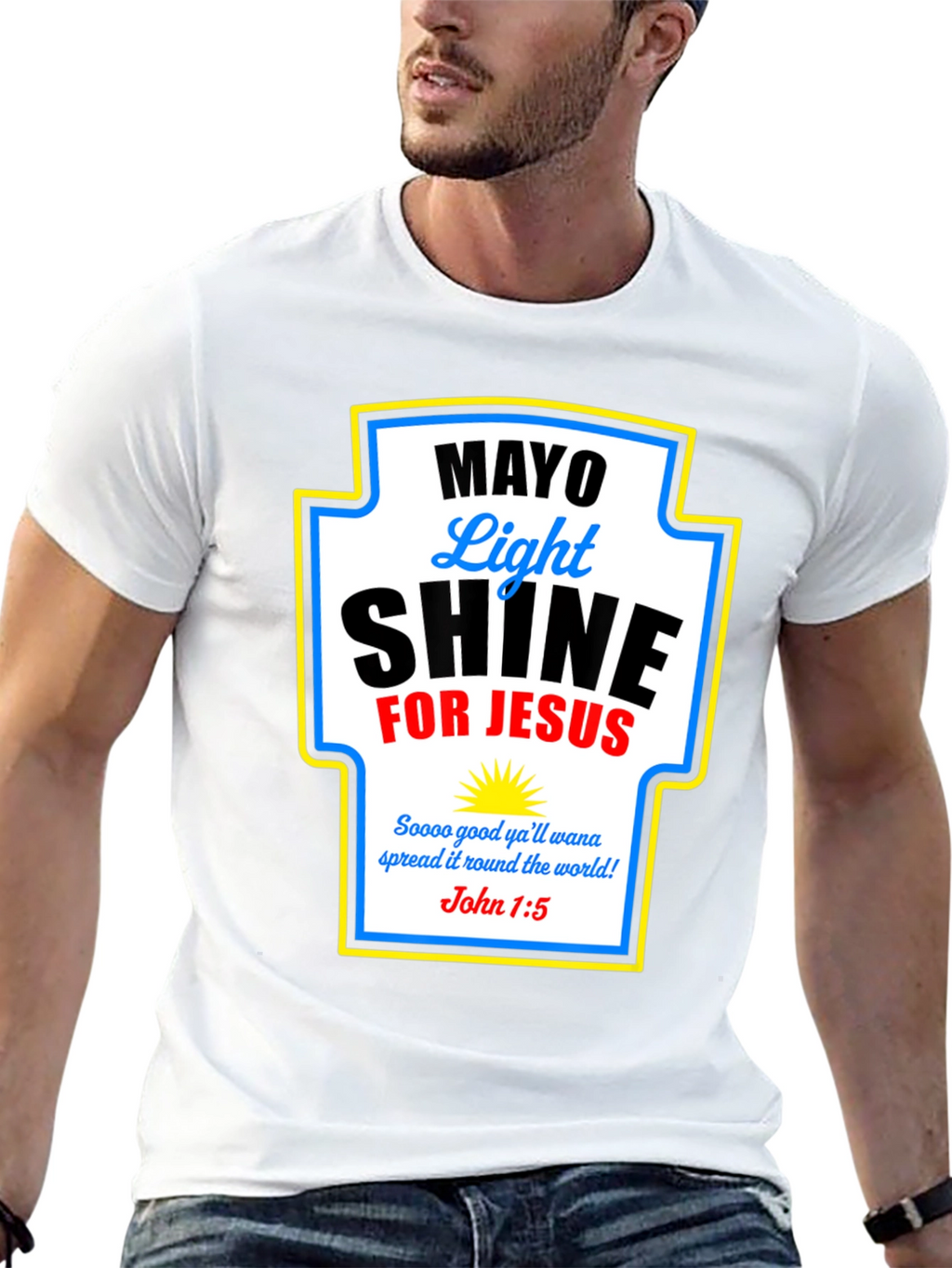 Mayo Light Shine for Jesus T-Shirt
