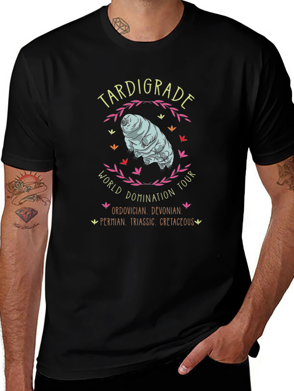 Tardigrade World Domination Tour Black T-Shirt