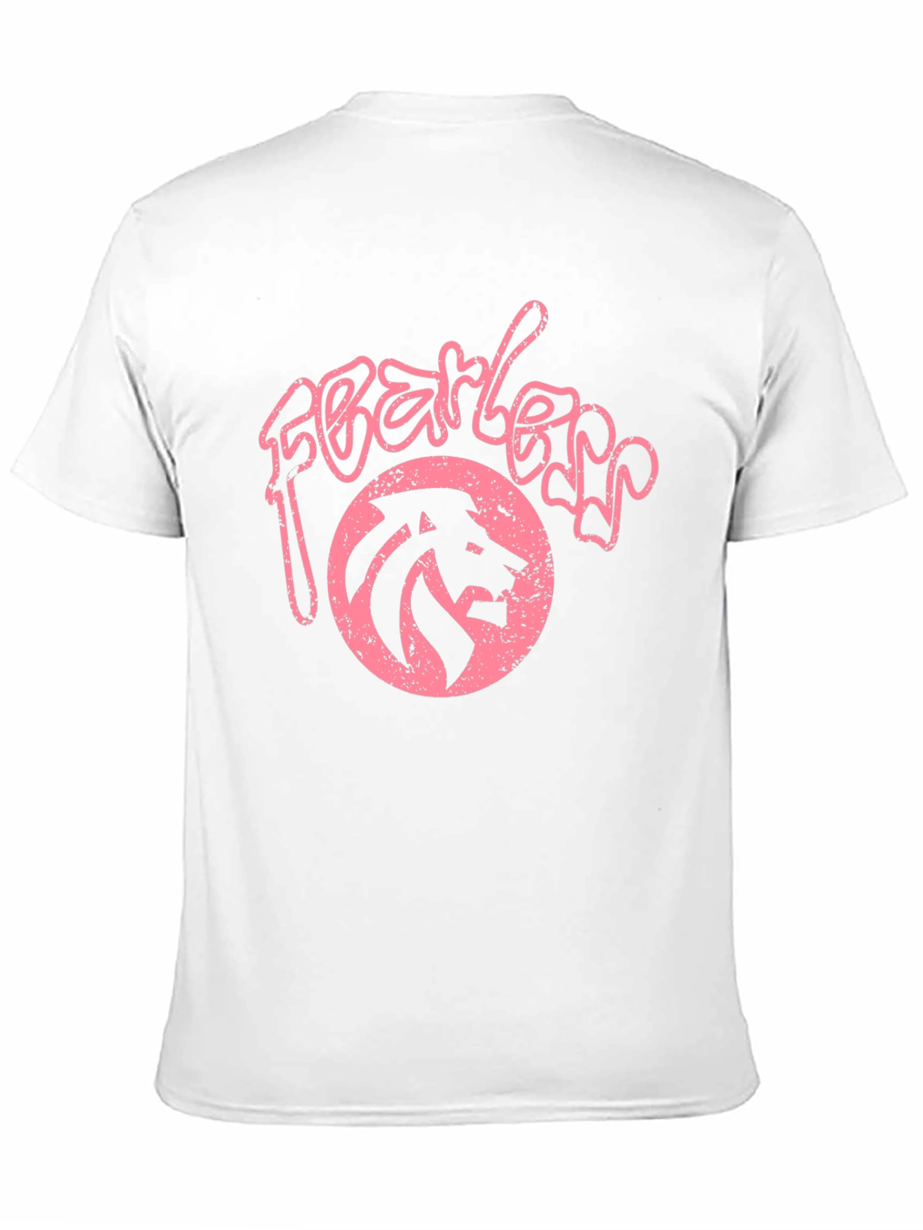 Fearless Lion Graphic Tee - Stylish Mens Black T-Shirt