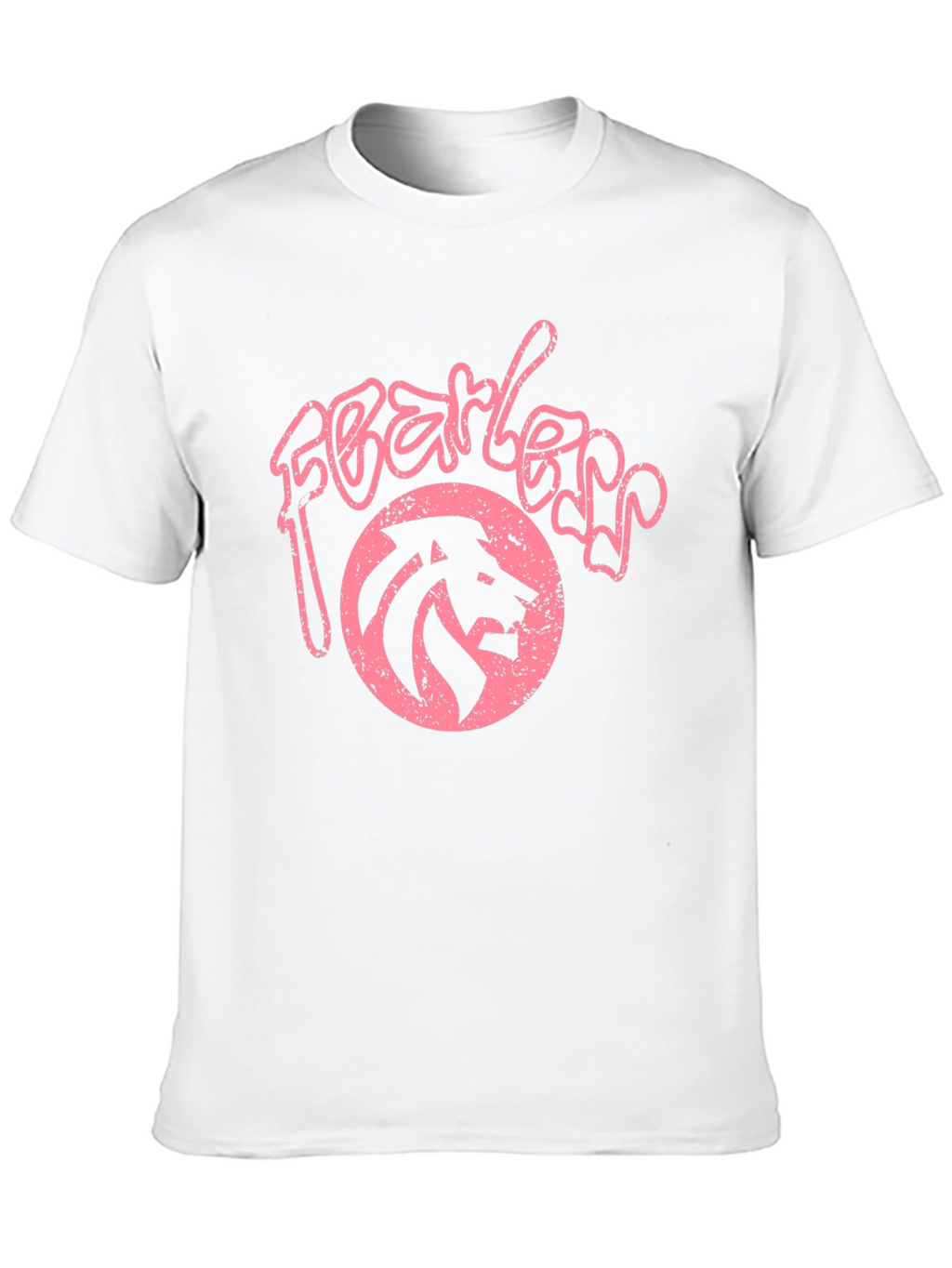 Fearless Lion Graphic Tee - Stylish Mens Black T-Shirt
