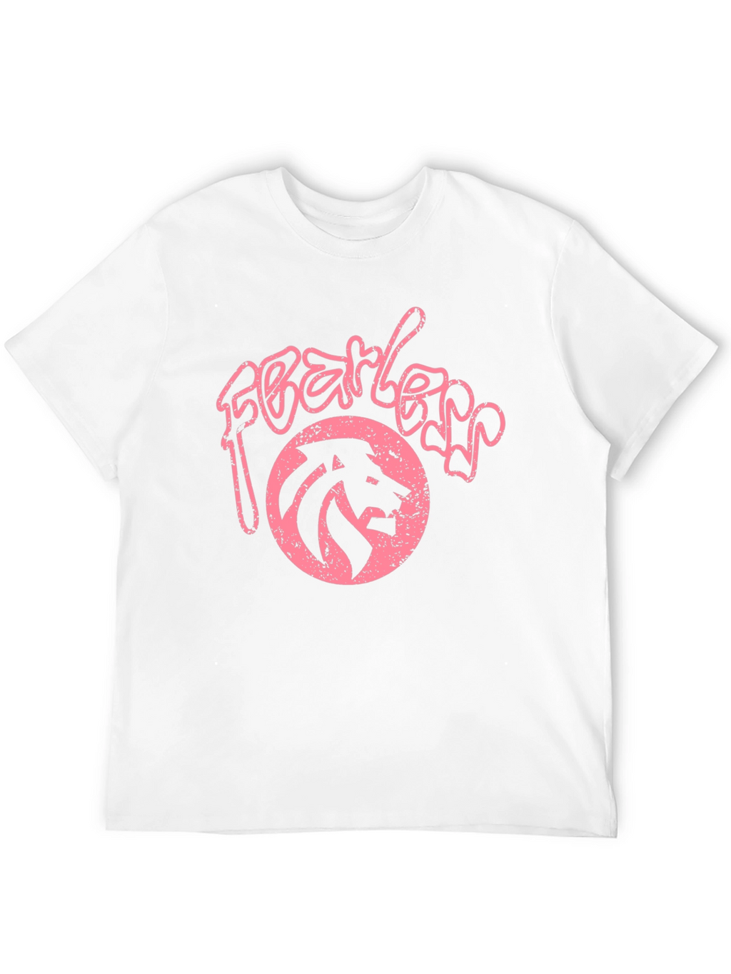 Fearless Lion Graphic Tee - Stylish Mens Black T-Shirt