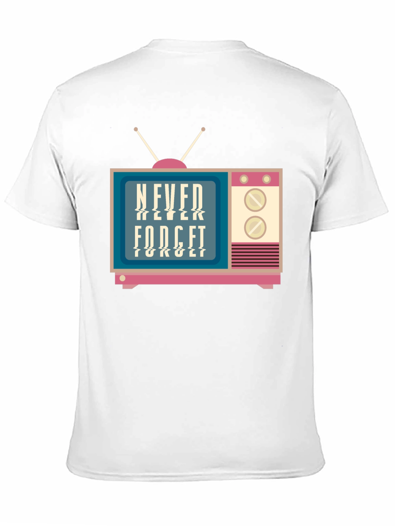 Retro TV Never Forget Graphic Tee
