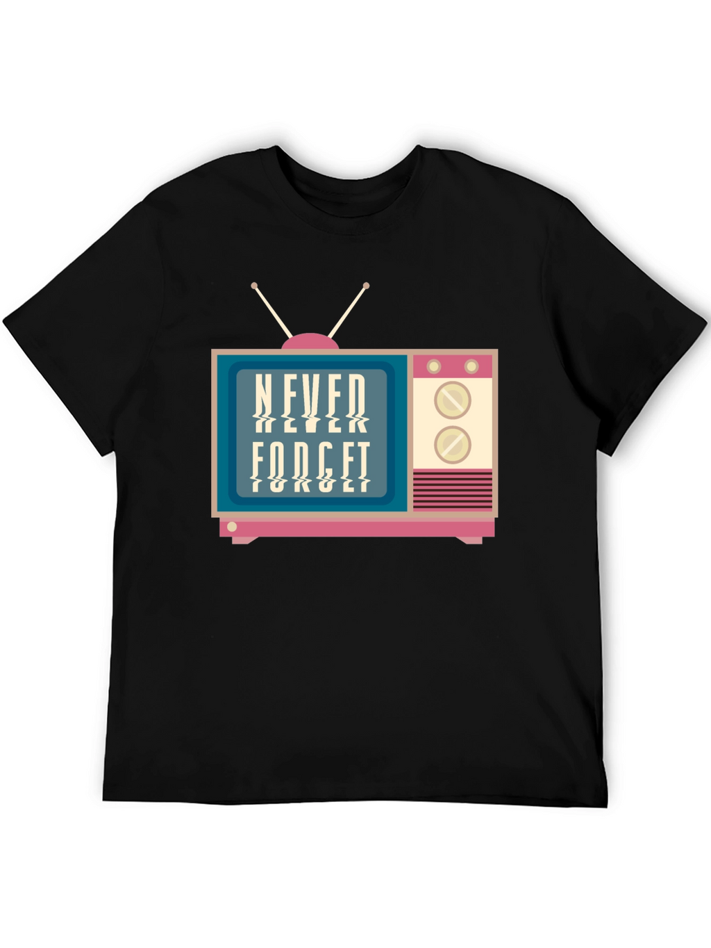 Retro TV Never Forget Graphic Tee