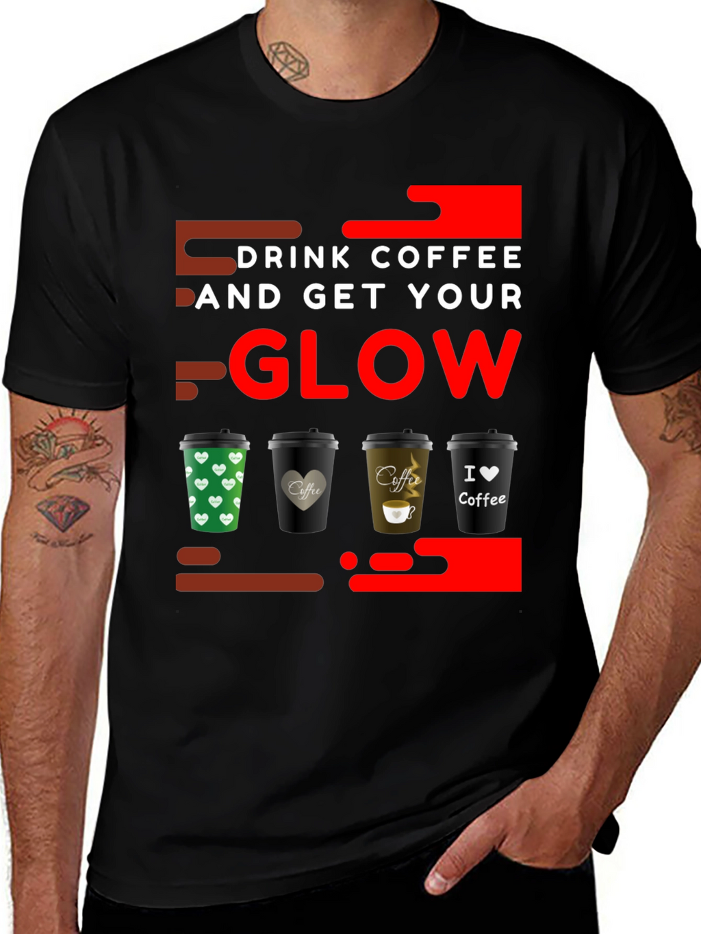 Drink Coffee and Get Your Glow T-Shirt