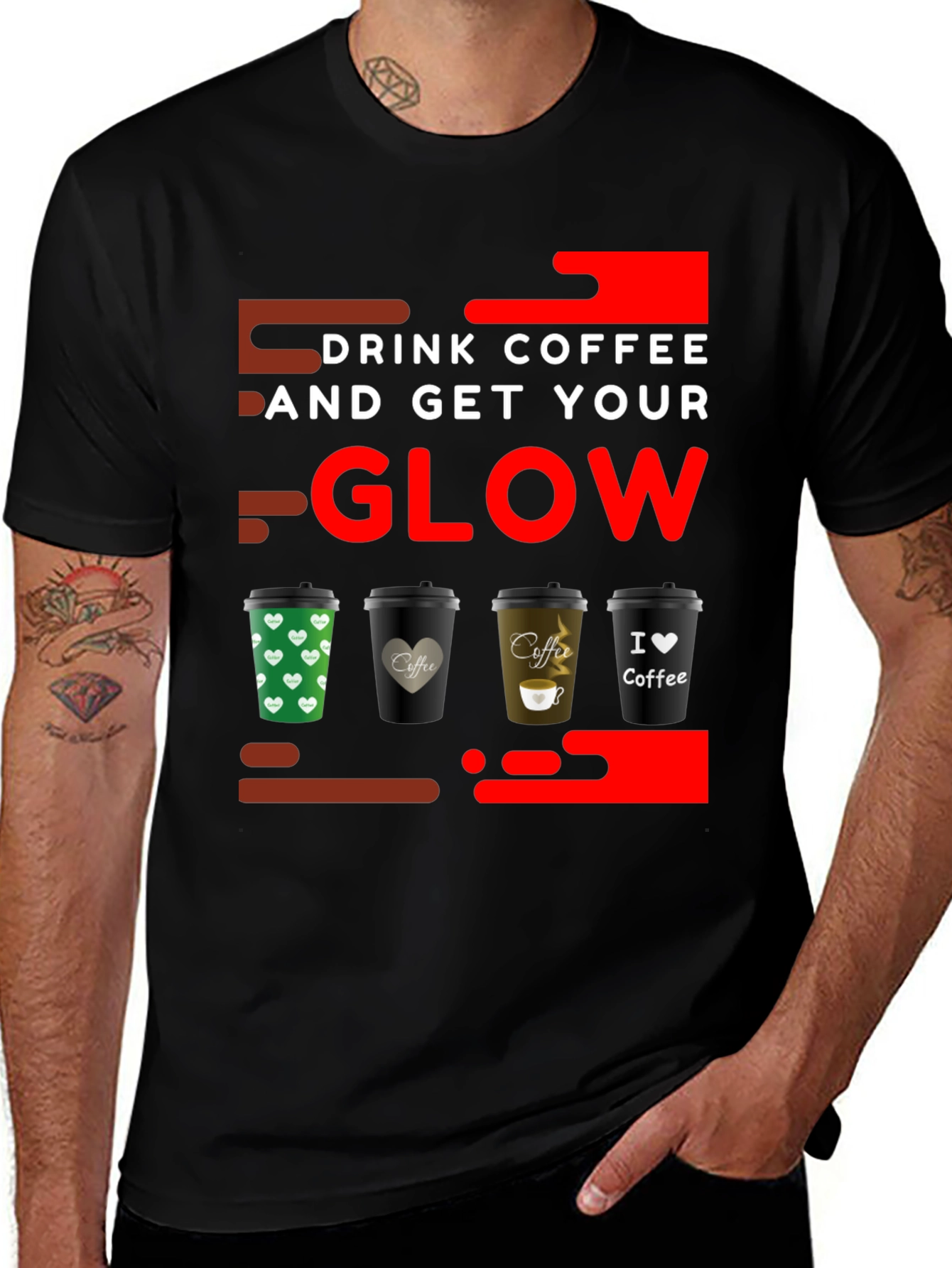 Drink Coffee and Get Your Glow T-Shirt