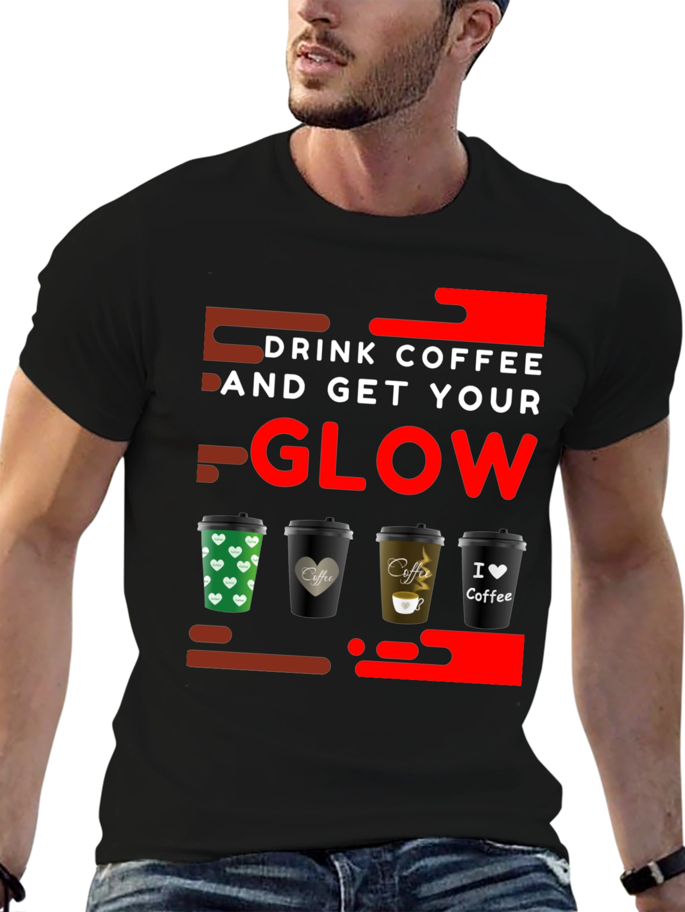 Drink Coffee and Get Your Glow T-Shirt