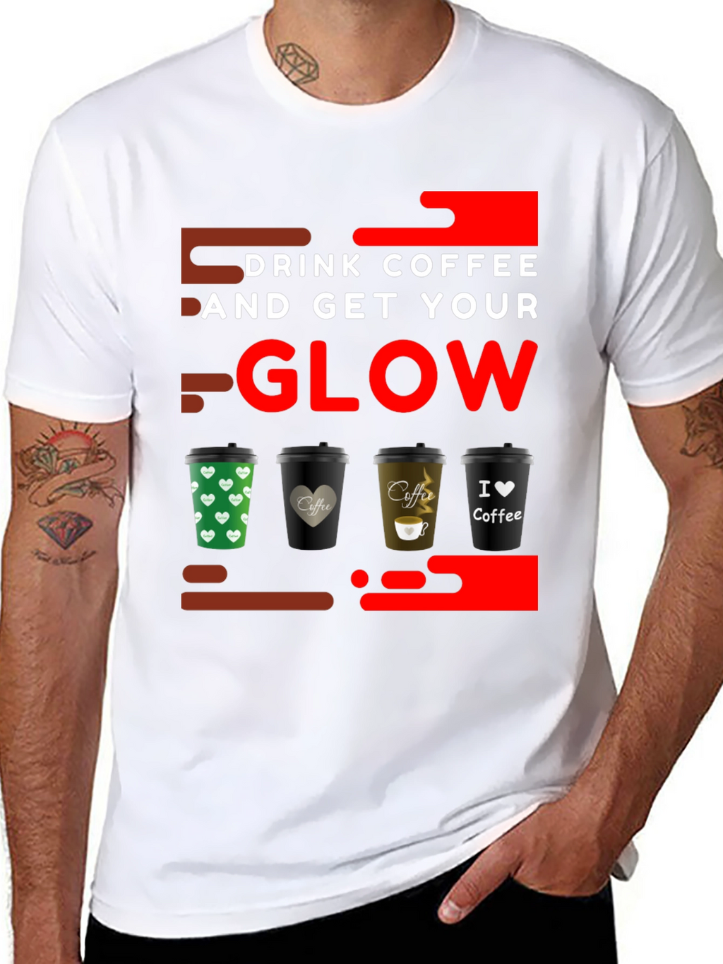 Drink Coffee and Get Your Glow T-Shirt