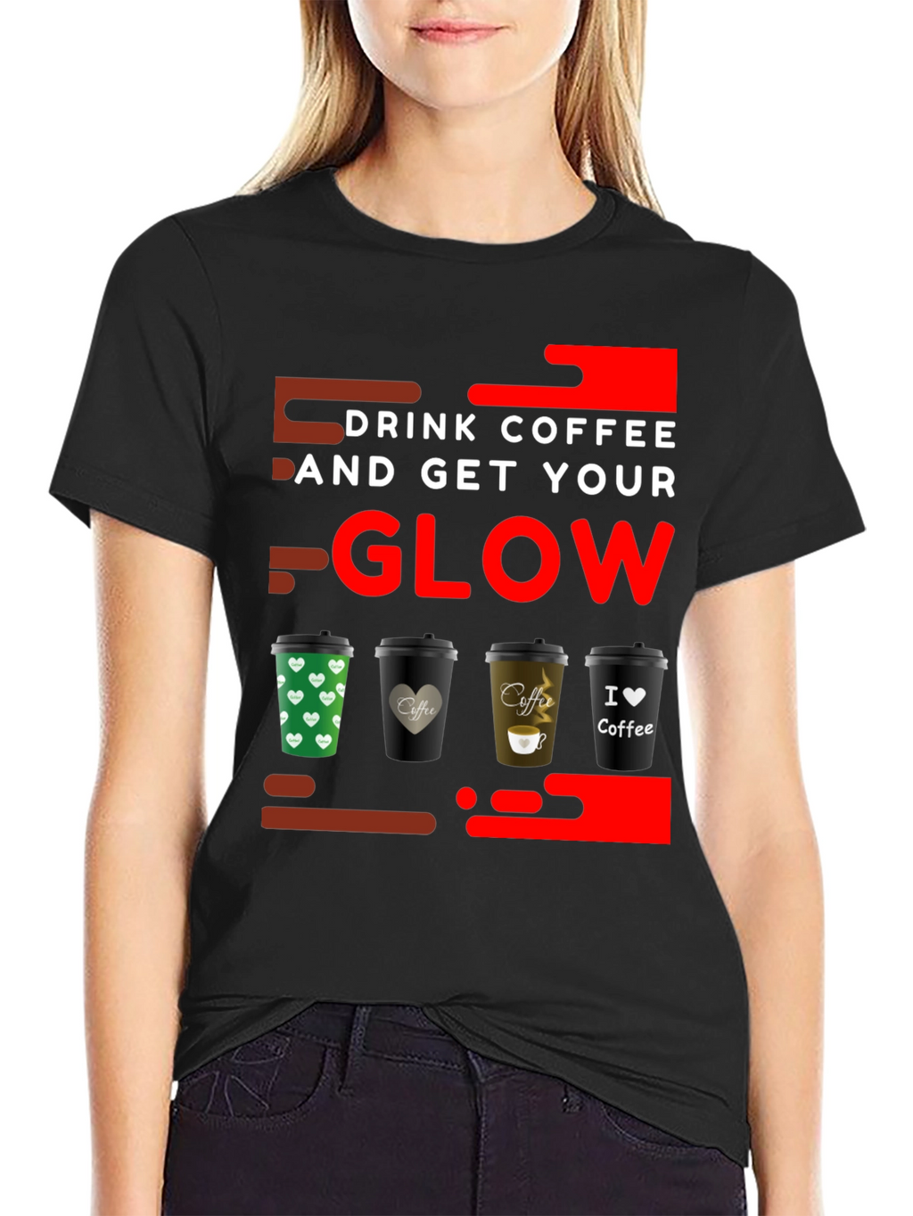 Drink Coffee and Get Your Glow T-Shirt