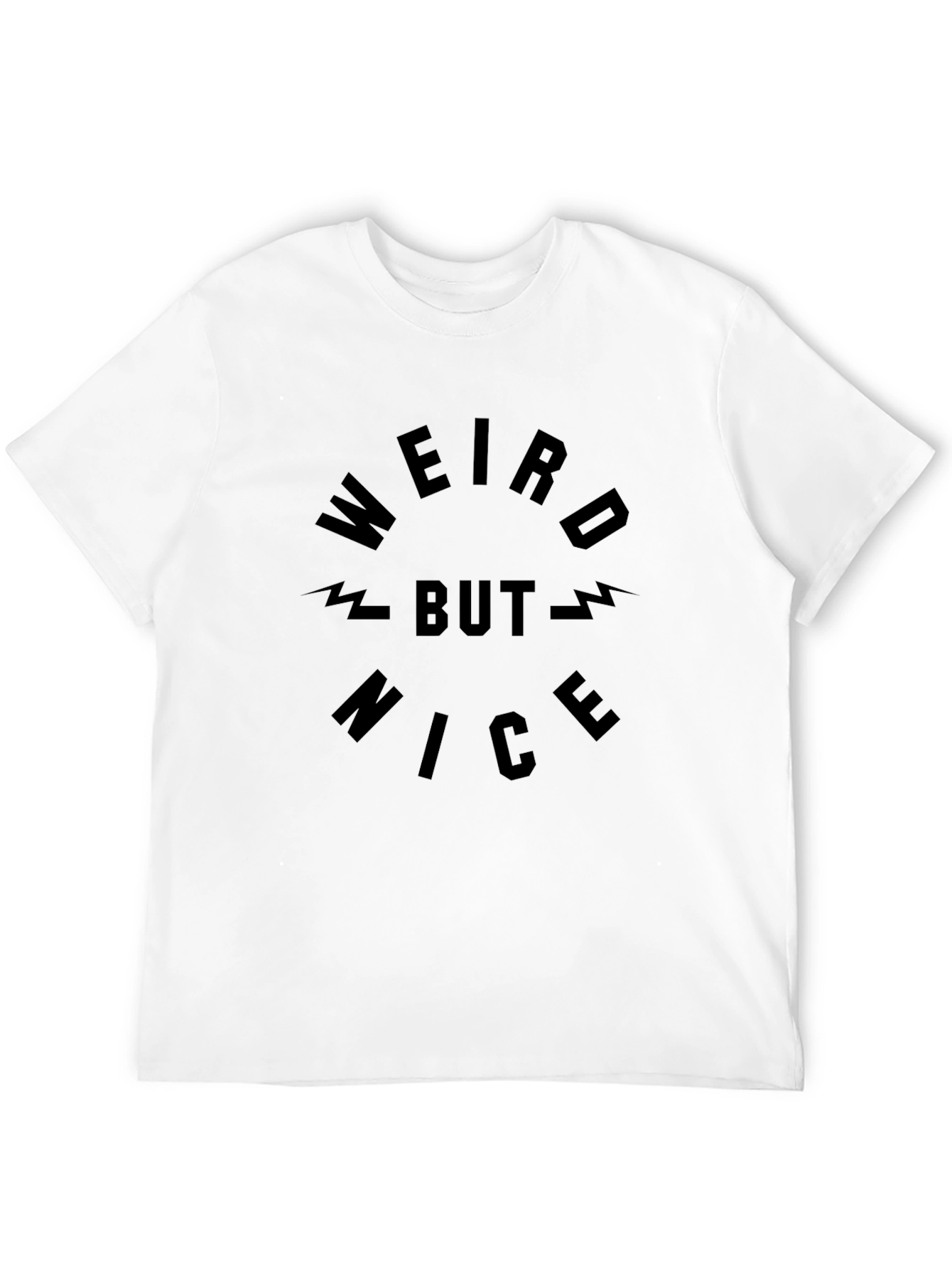 Weird But Nice Black T-Shirt