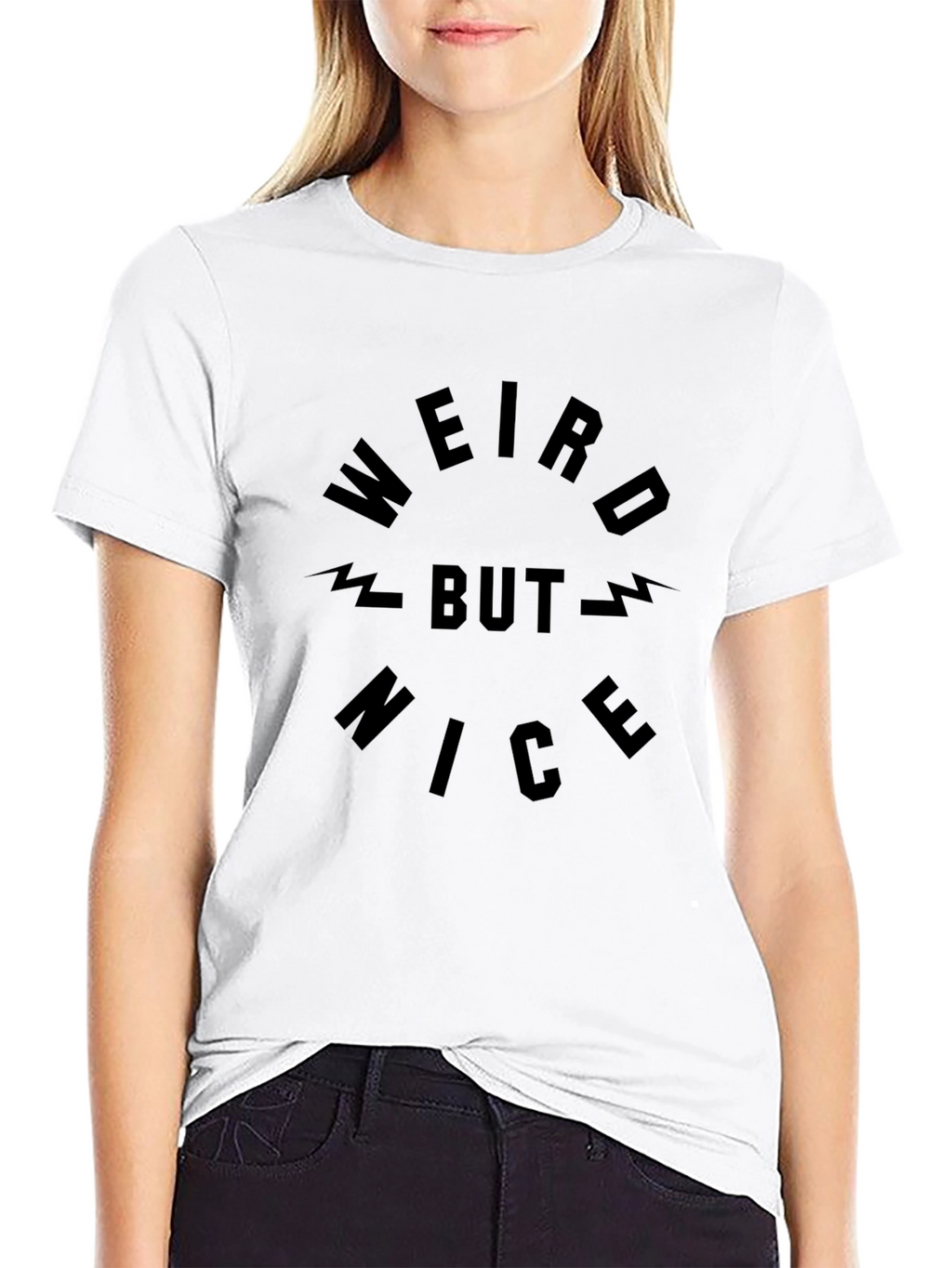 Weird But Nice Black T-Shirt
