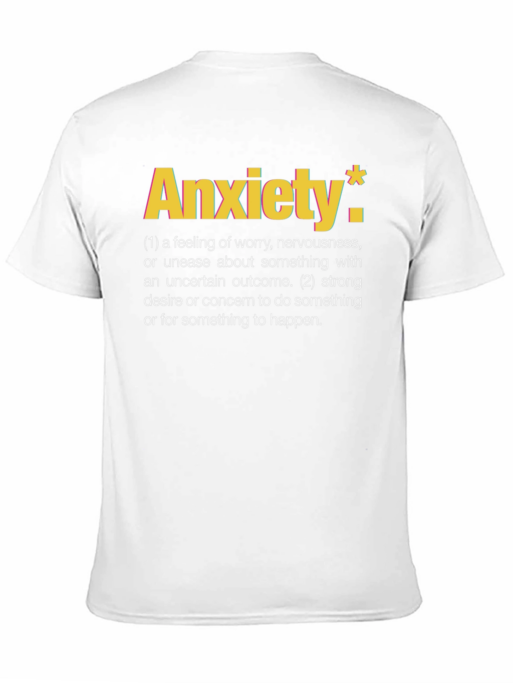 Anxiety Definition Graphic Tee - Black T-Shirt