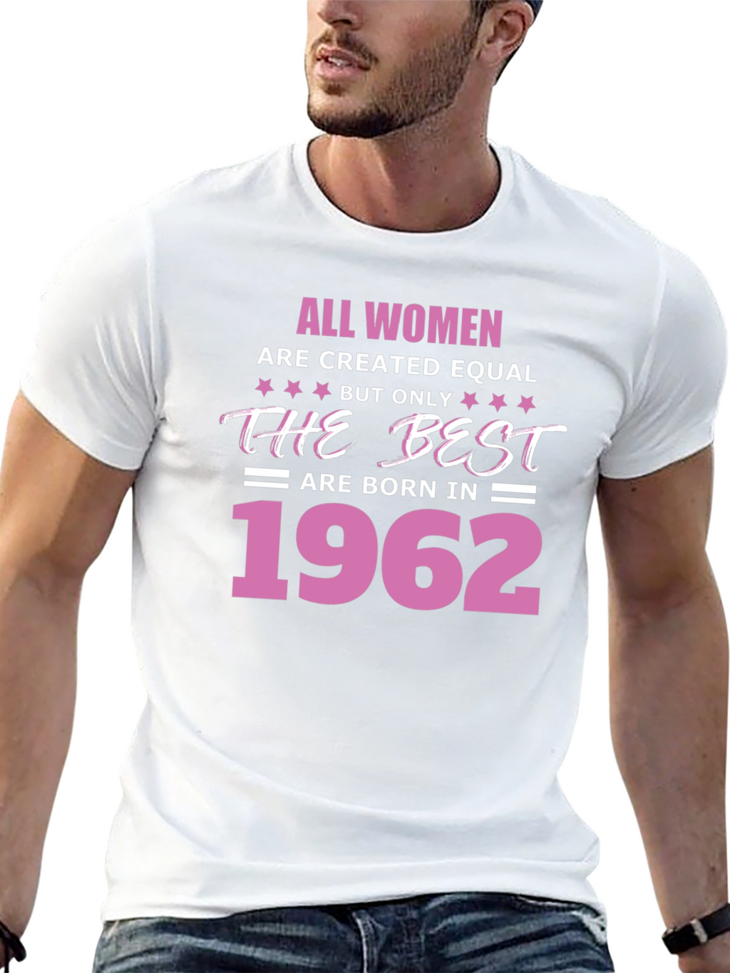 Born in 1962 Womens Graphic T-Shirt