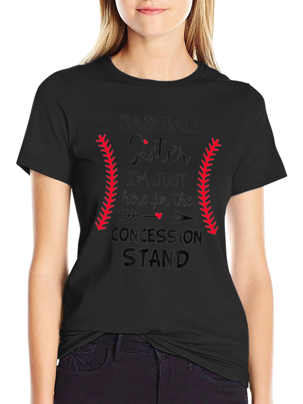 Baseball Sister T-Shirt: Concession Stand Design