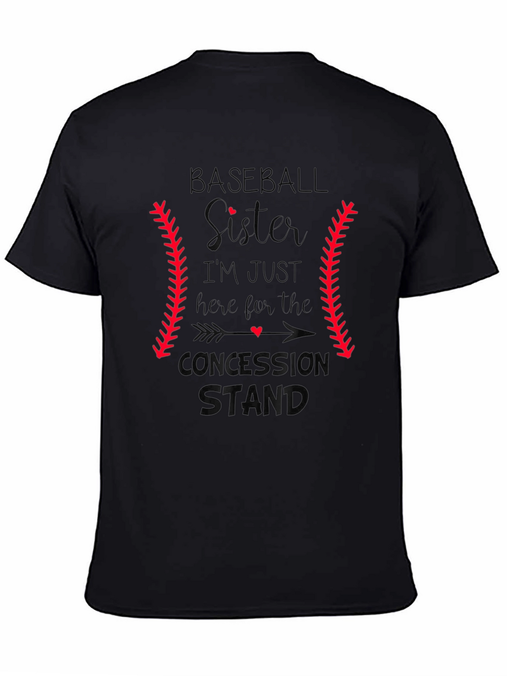 Baseball Sister T-Shirt: Concession Stand Design