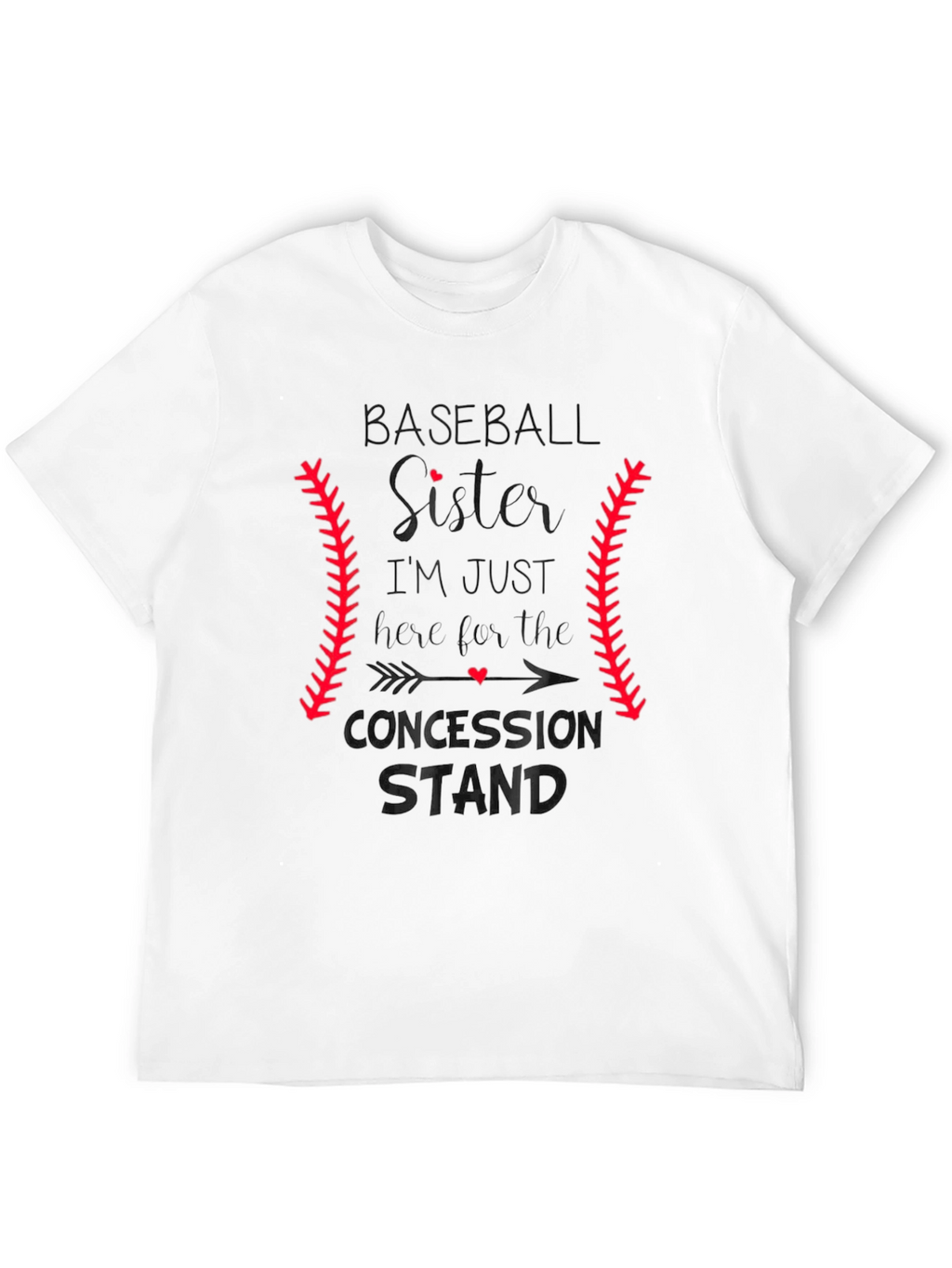 Baseball Sister T-Shirt: Concession Stand Design