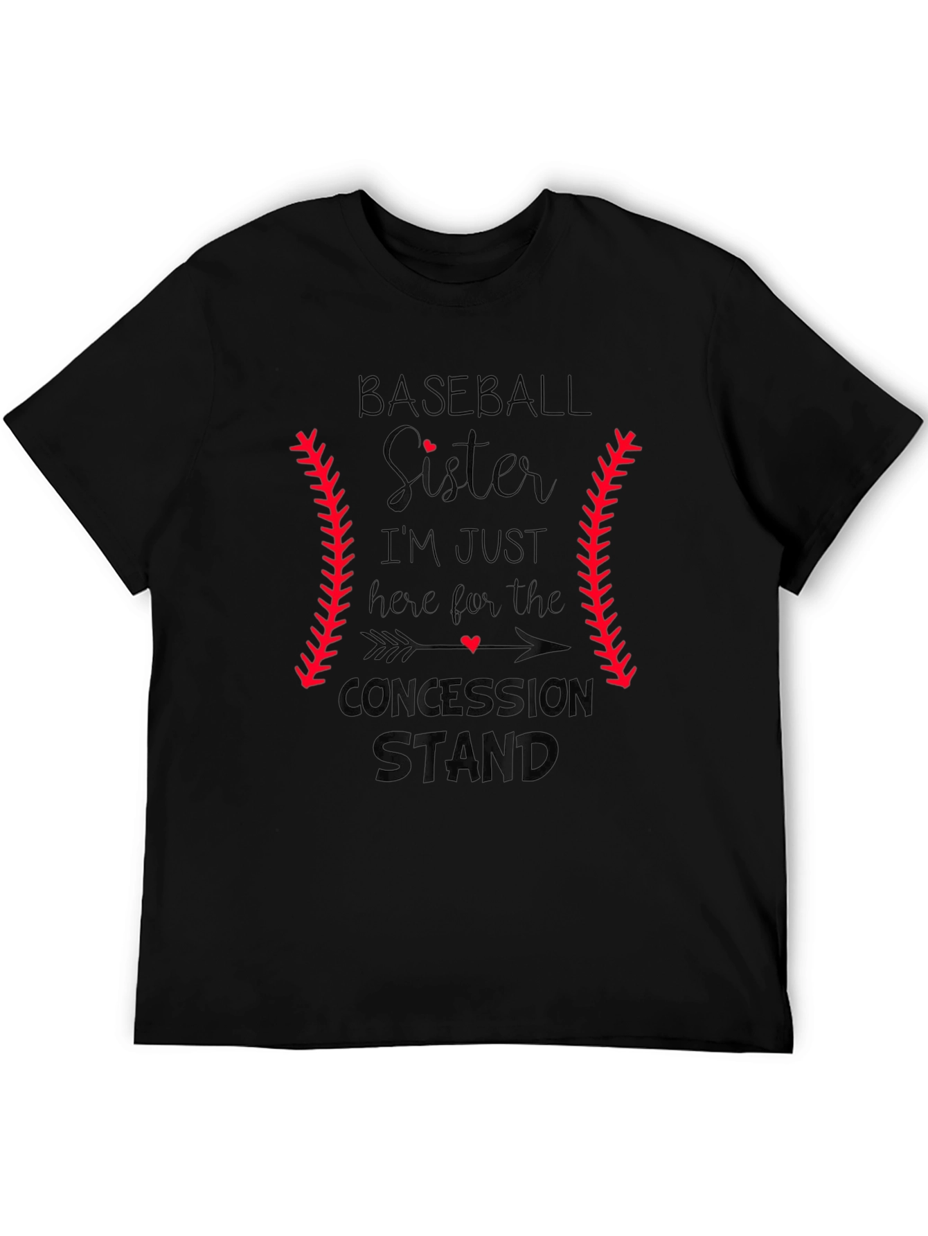 Baseball Sister T-Shirt: Concession Stand Design
