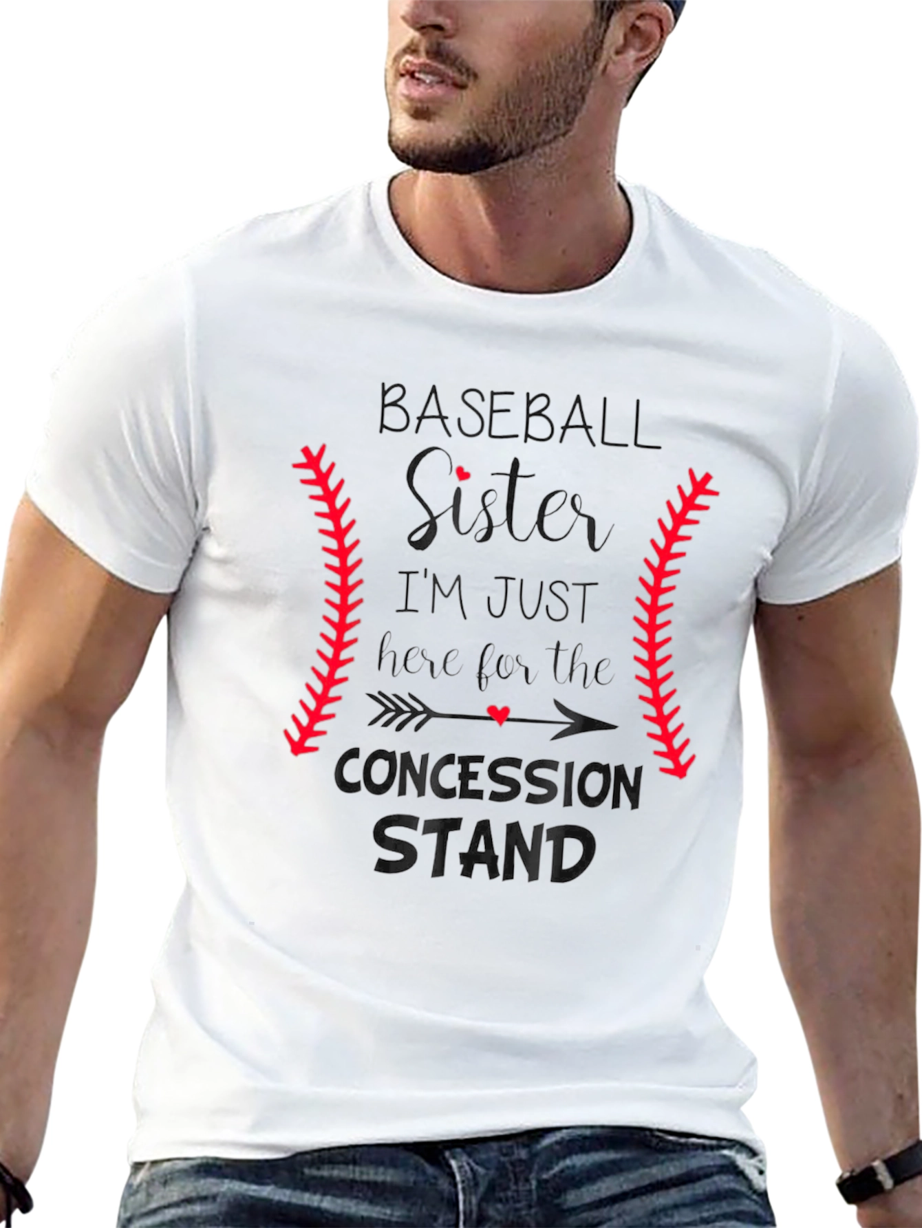 Baseball Sister T-Shirt: Concession Stand Design