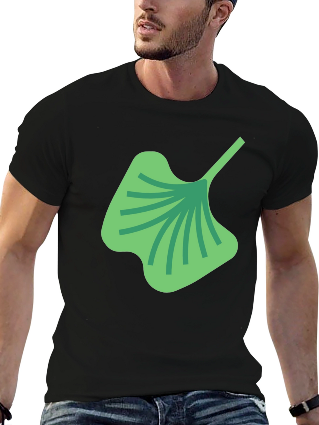 Gingko Leaf Graphic Tee - Stylish & Unique