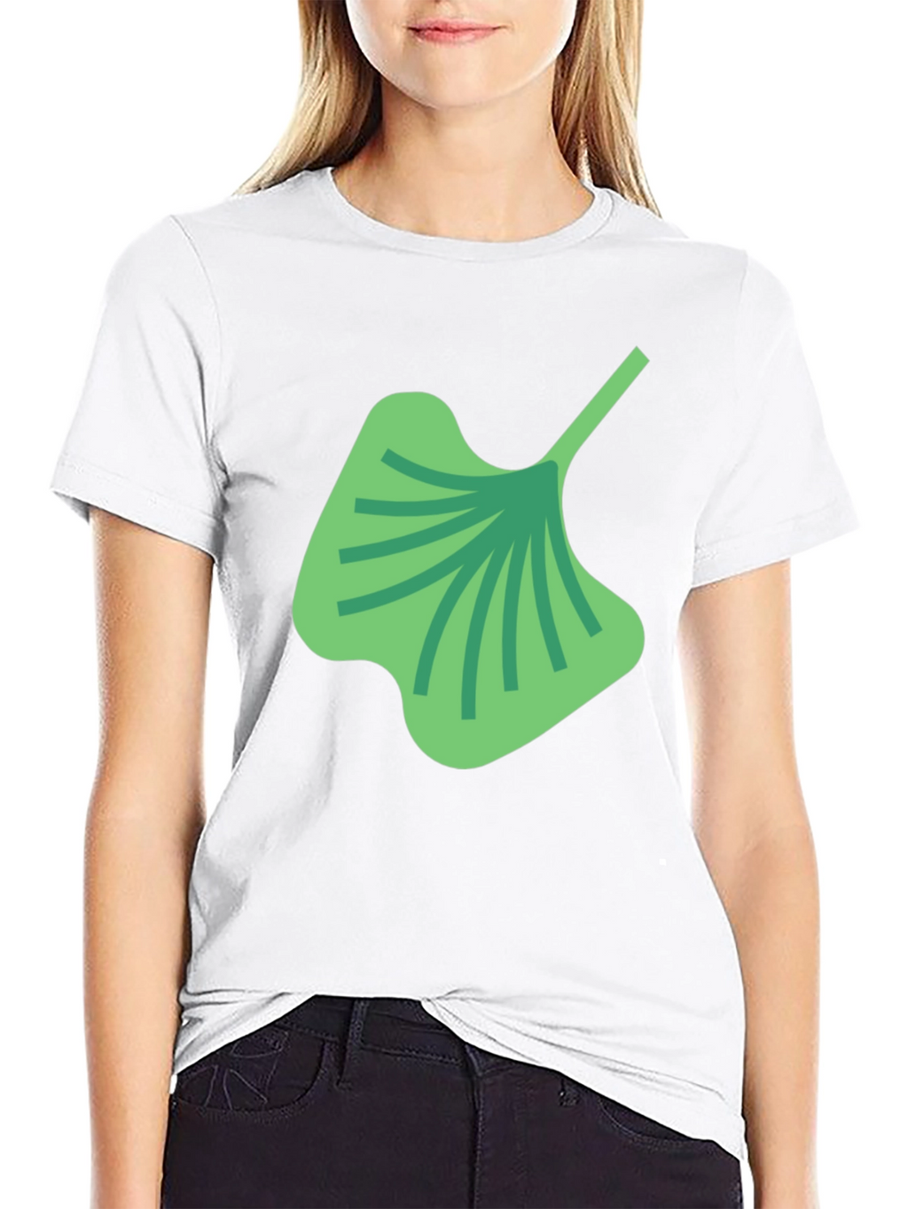 Gingko Leaf Graphic Tee - Stylish & Unique