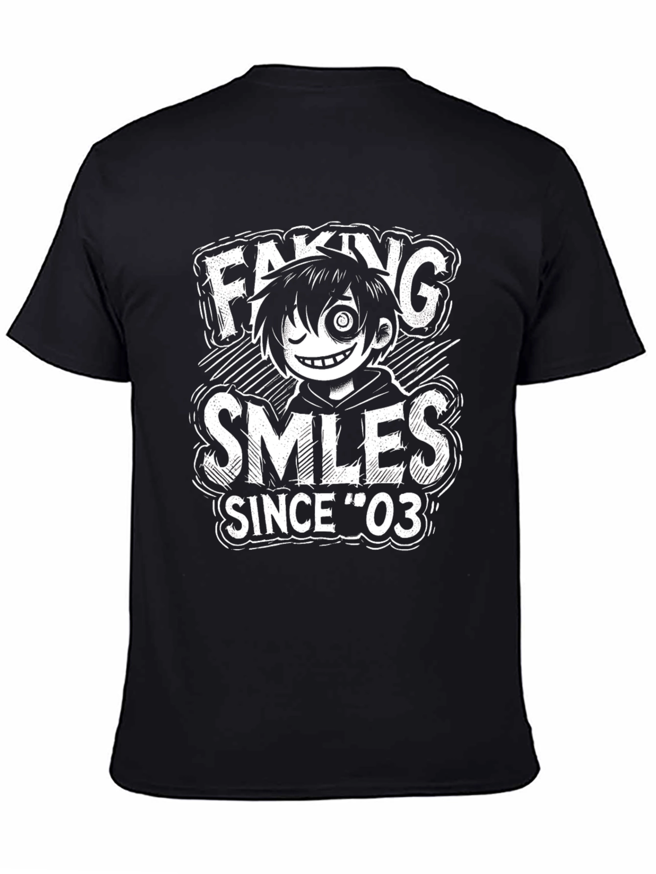 Faking Smiles Since 03 Graphic Tee