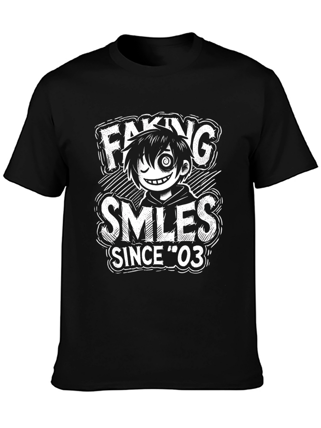 Faking Smiles Since 03 Graphic Tee