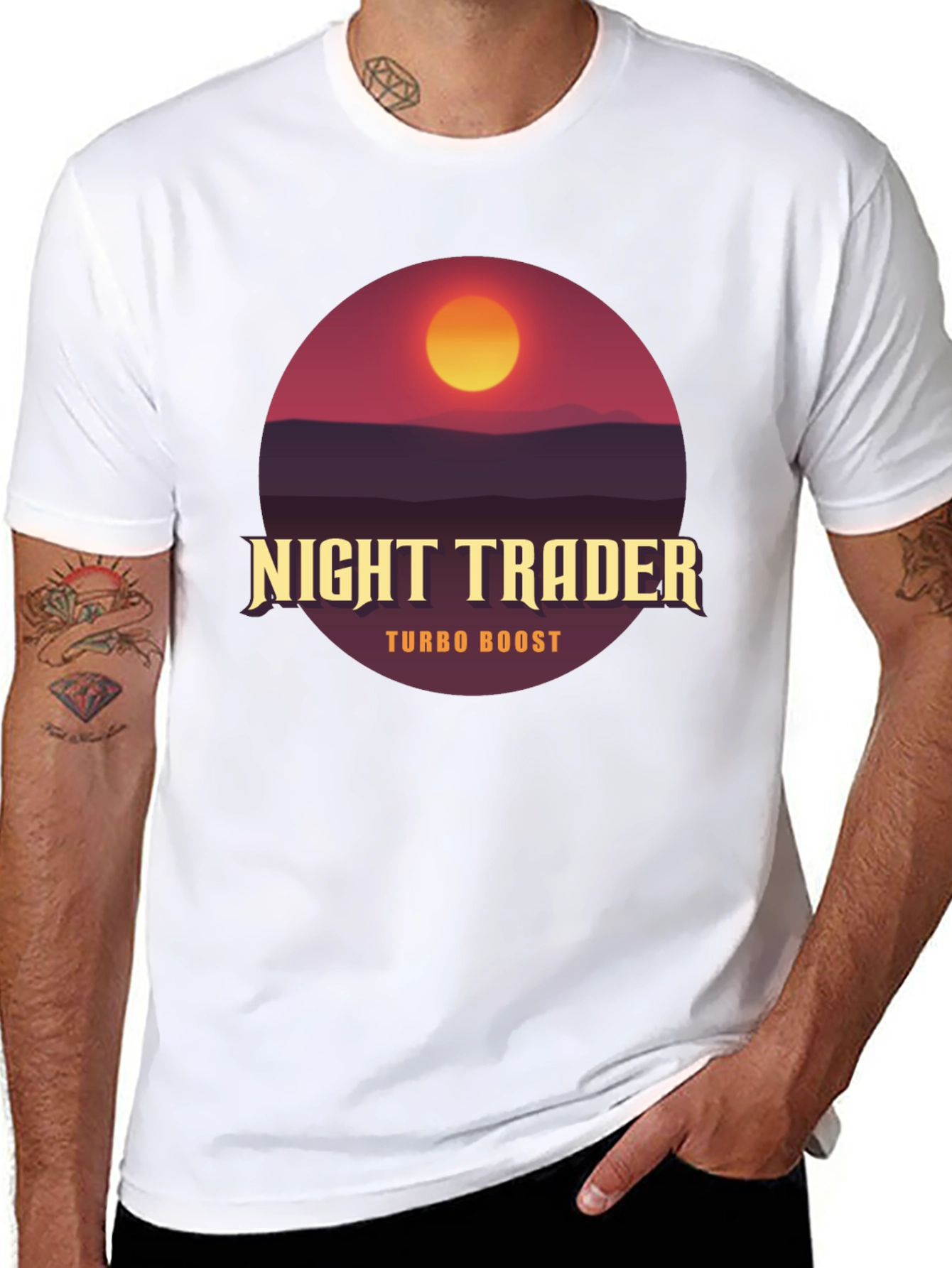 Night Trader Turbo Boost Graphic T-Shirt