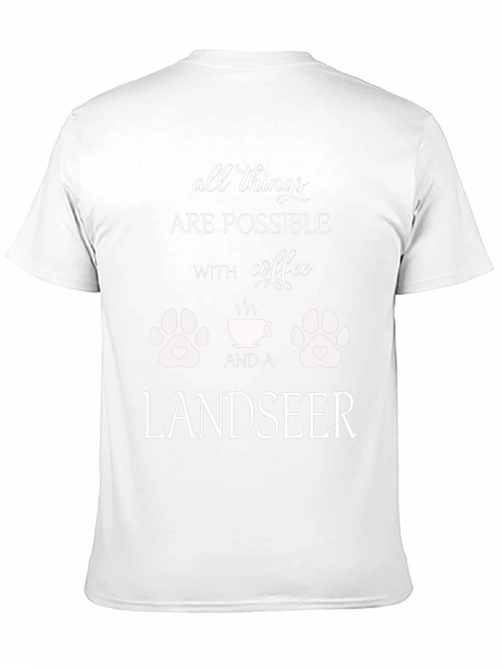 All Things Possible Landseer Dog T-Shirt