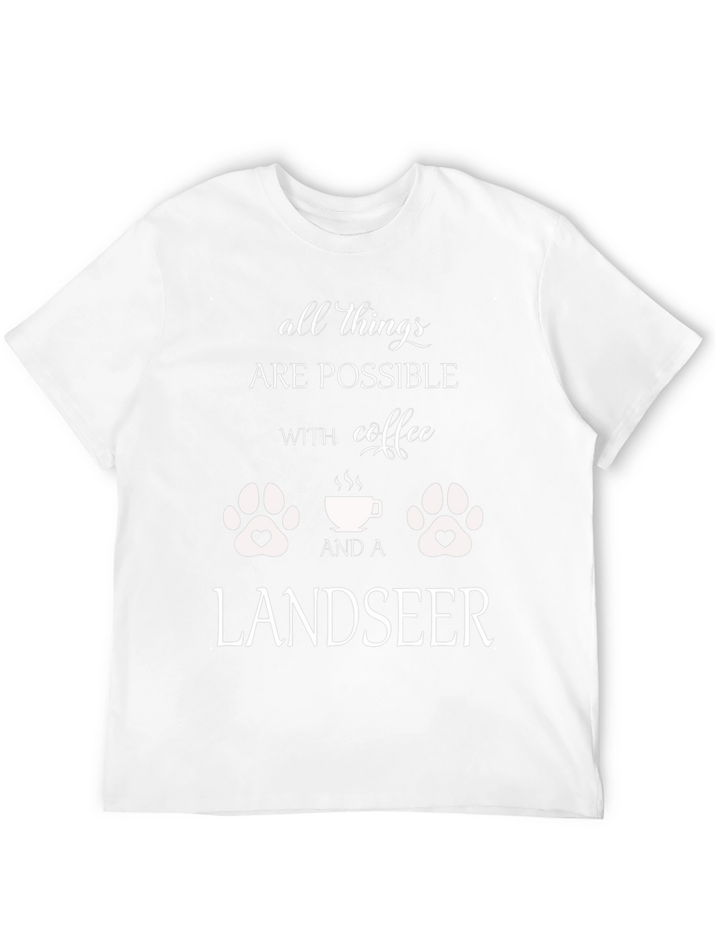 All Things Possible Landseer Dog T-Shirt