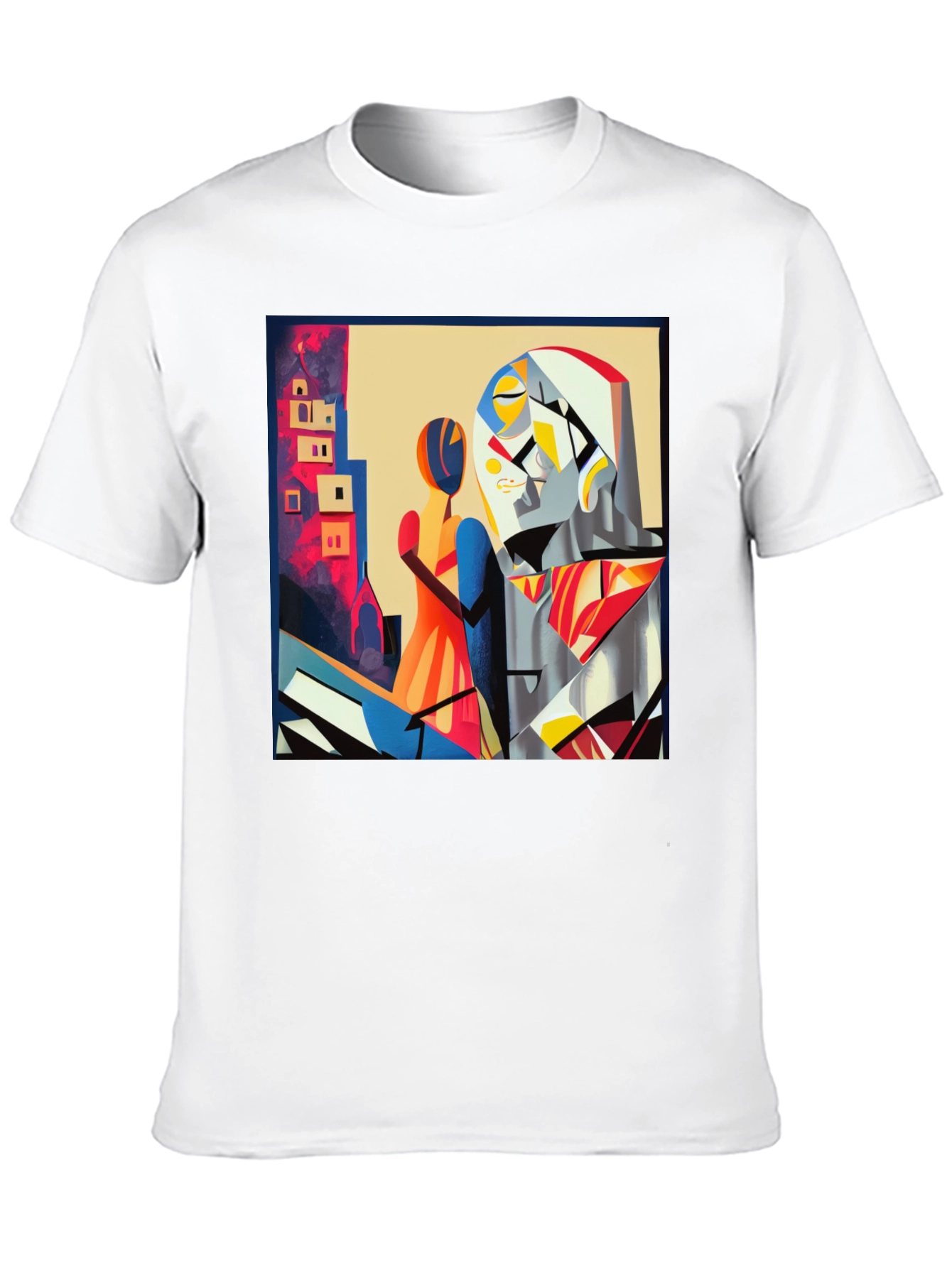 Abstract Art Graphic Tee - Modern Black T-Shirt