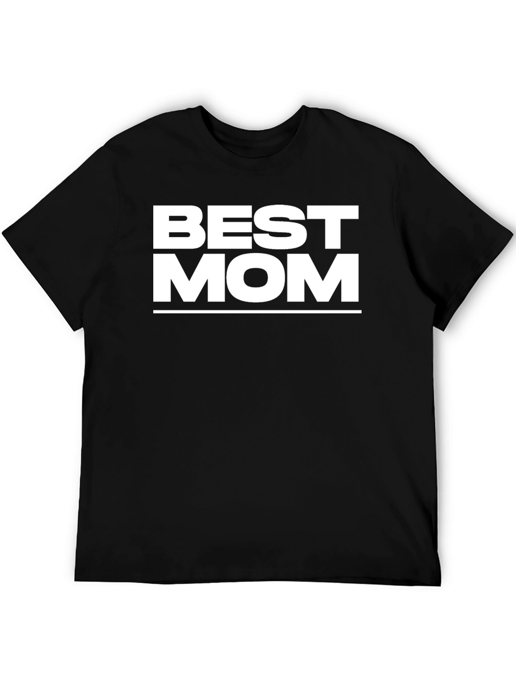 Best Mom Black Graphic T-Shirt