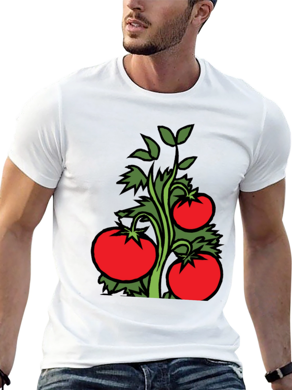 Tomato Plant Graphic T-Shirt