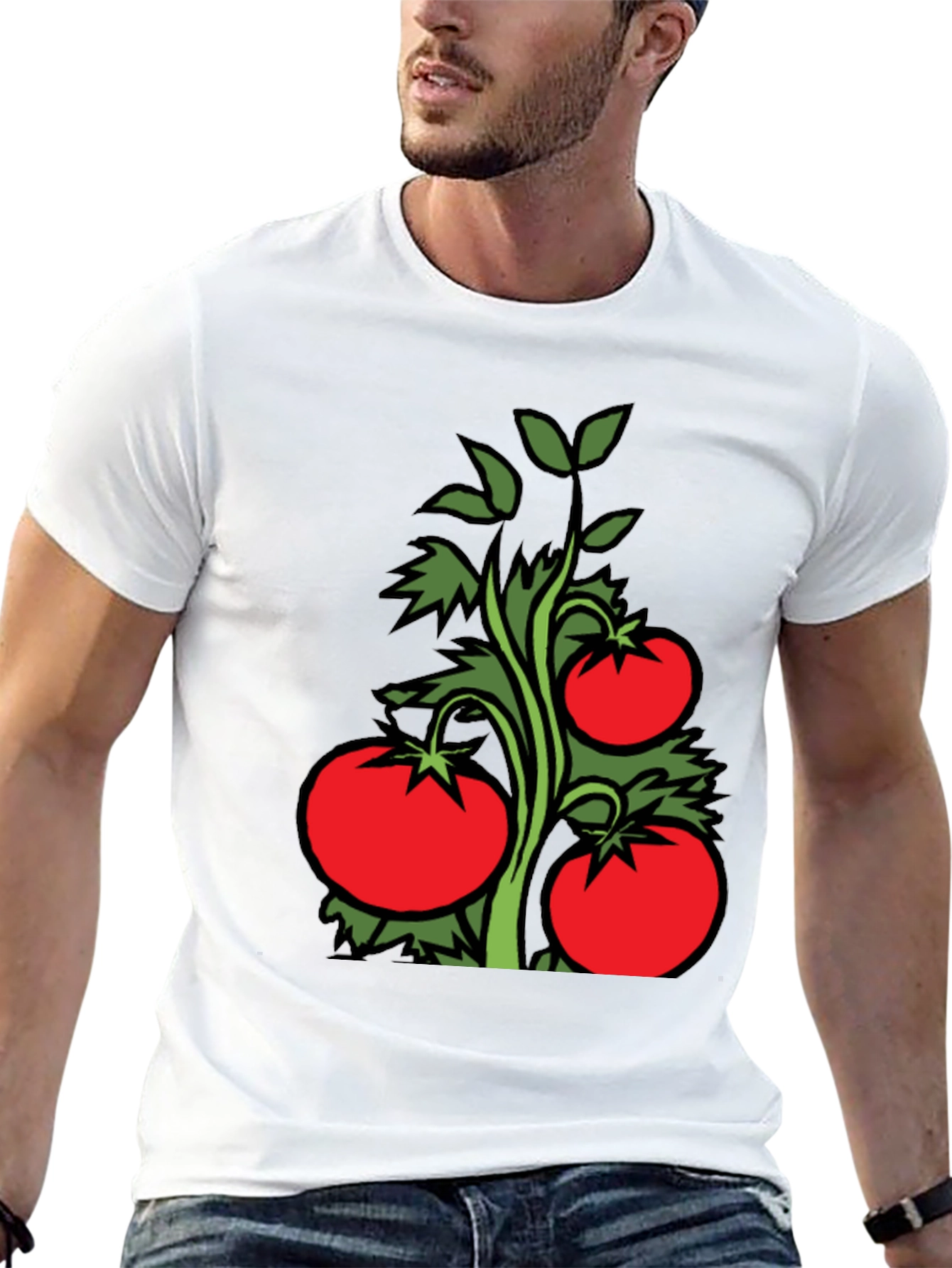 Tomato Plant Graphic T-Shirt