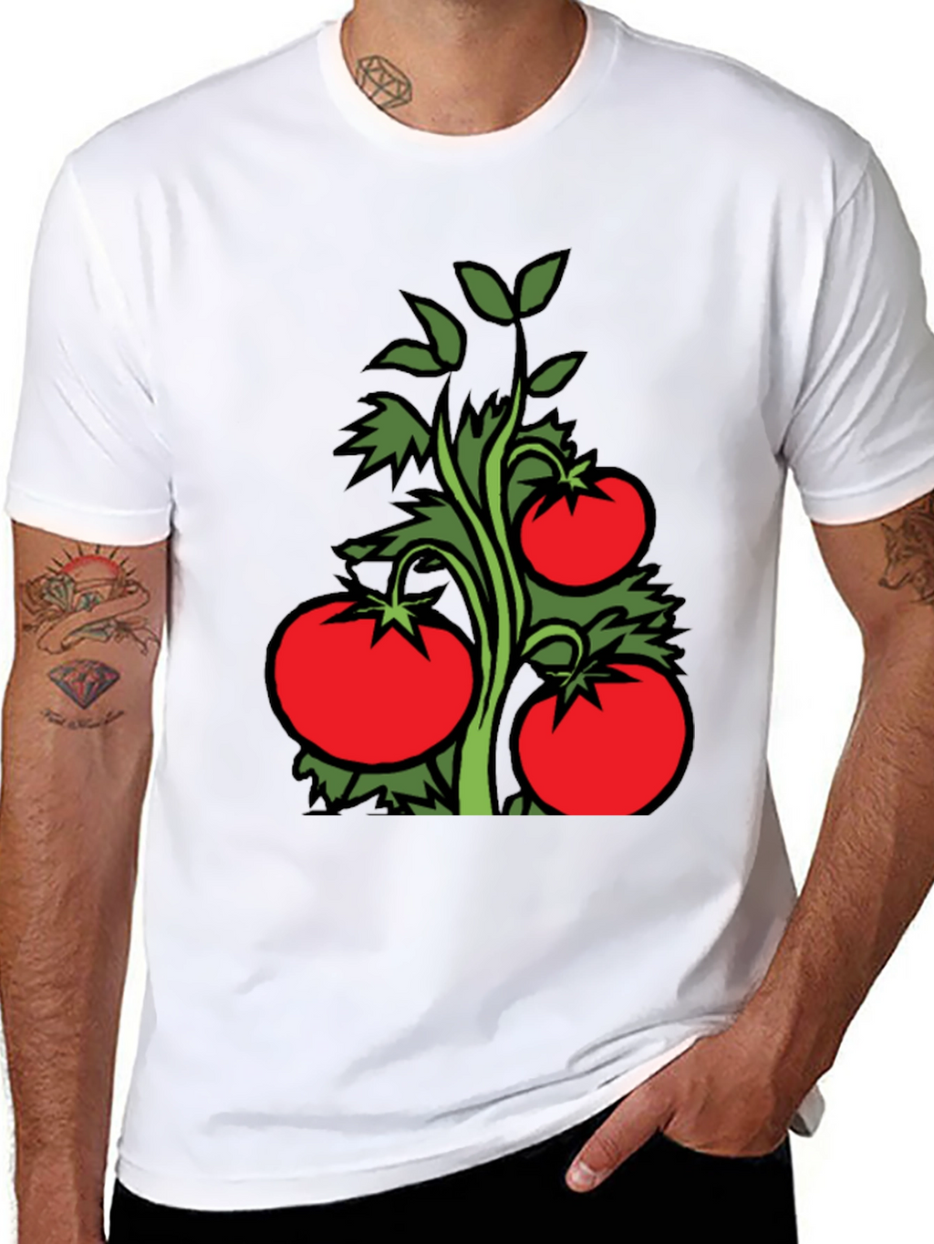 Tomato Plant Graphic T-Shirt