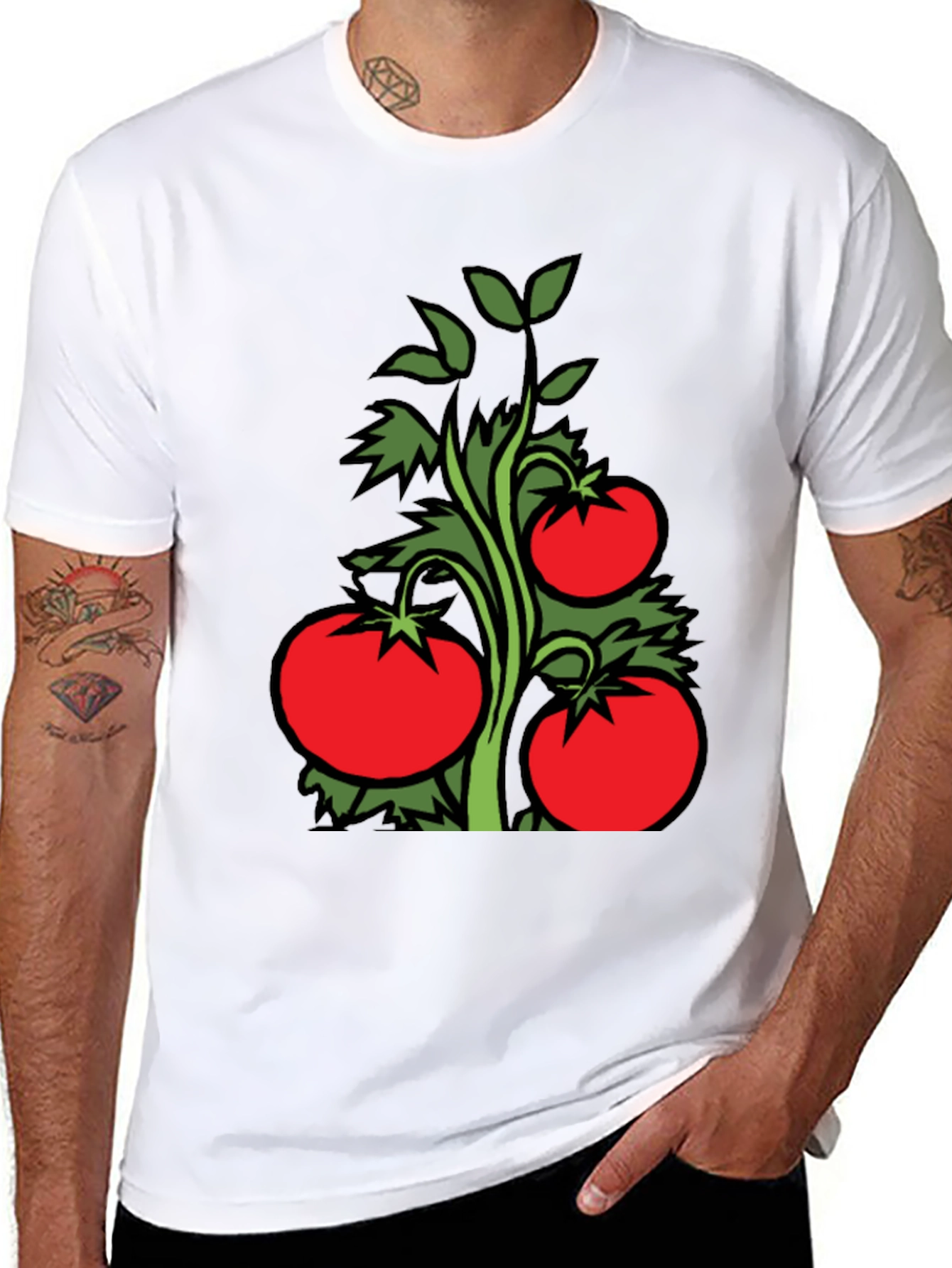 Tomato Plant Graphic T-Shirt