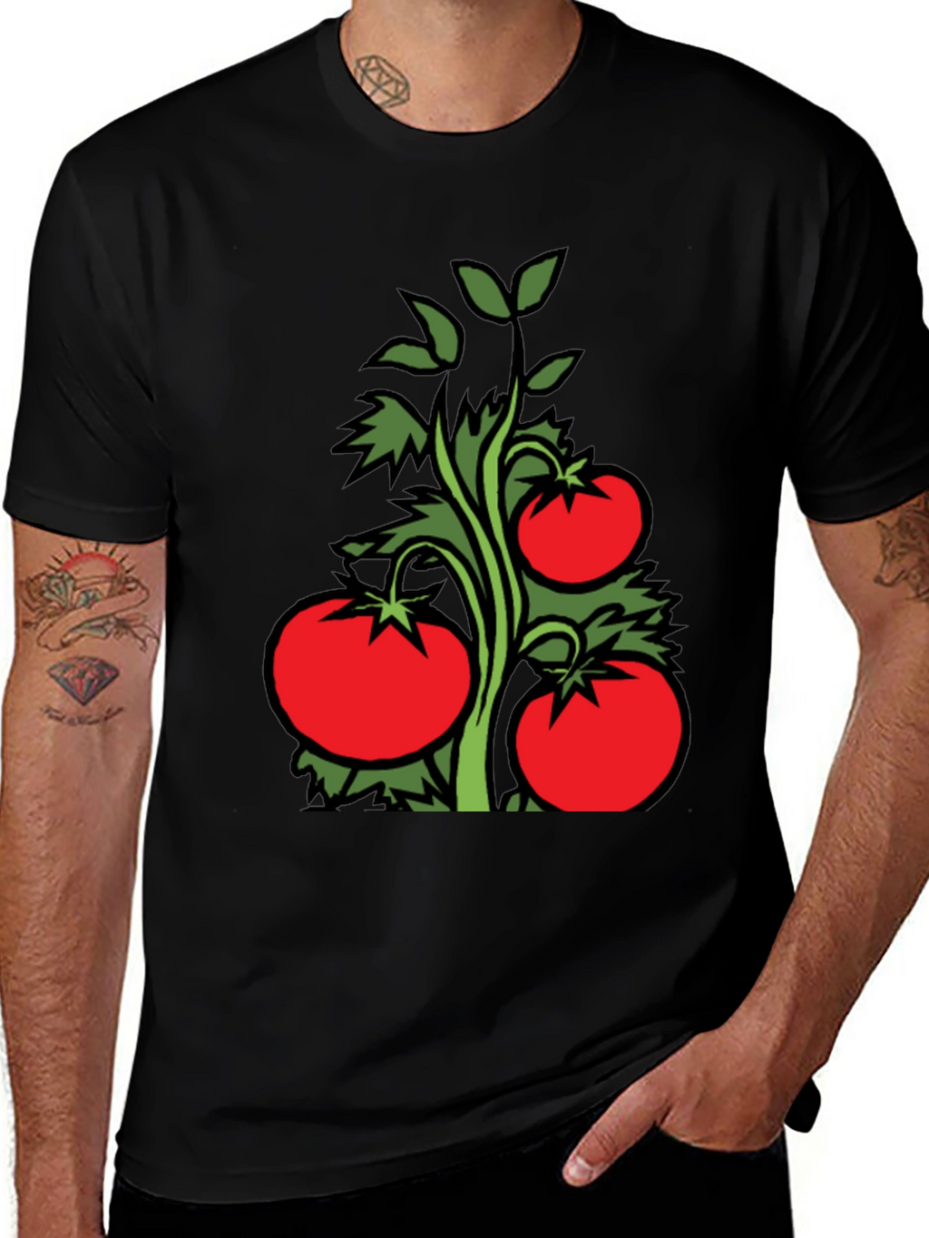 Tomato Plant Graphic T-Shirt