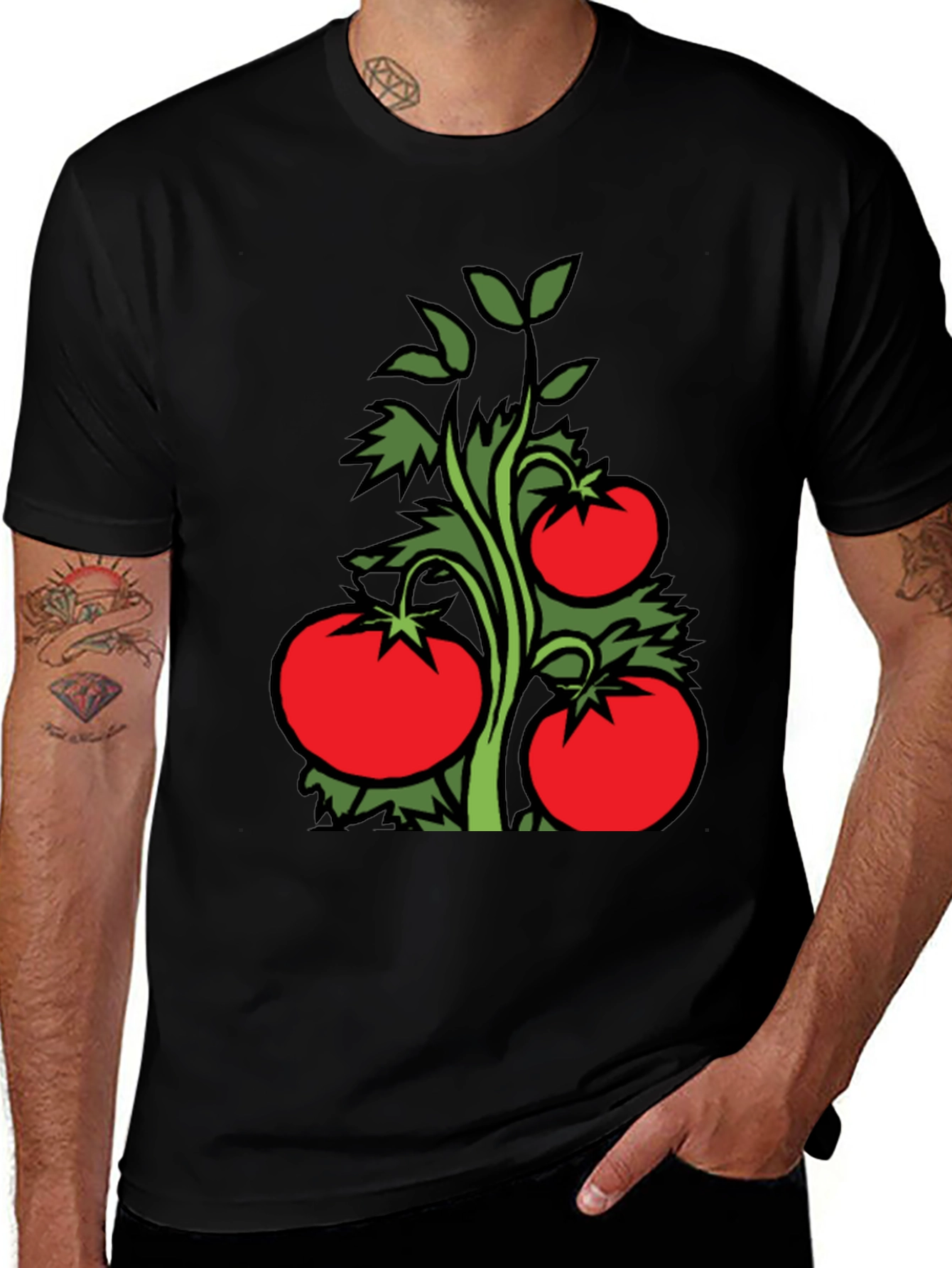 Tomato Plant Graphic T-Shirt