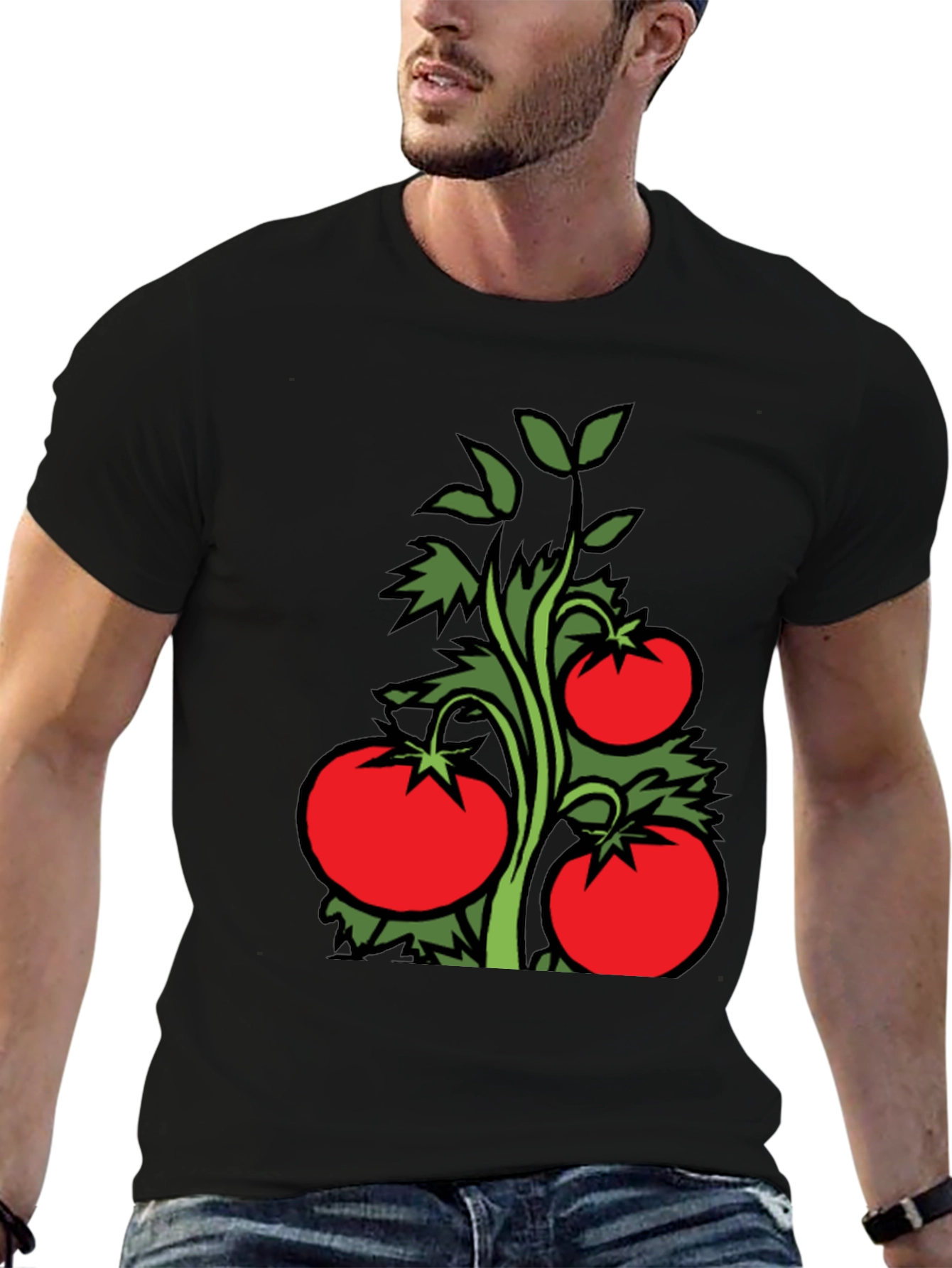 Tomato Plant Graphic T-Shirt