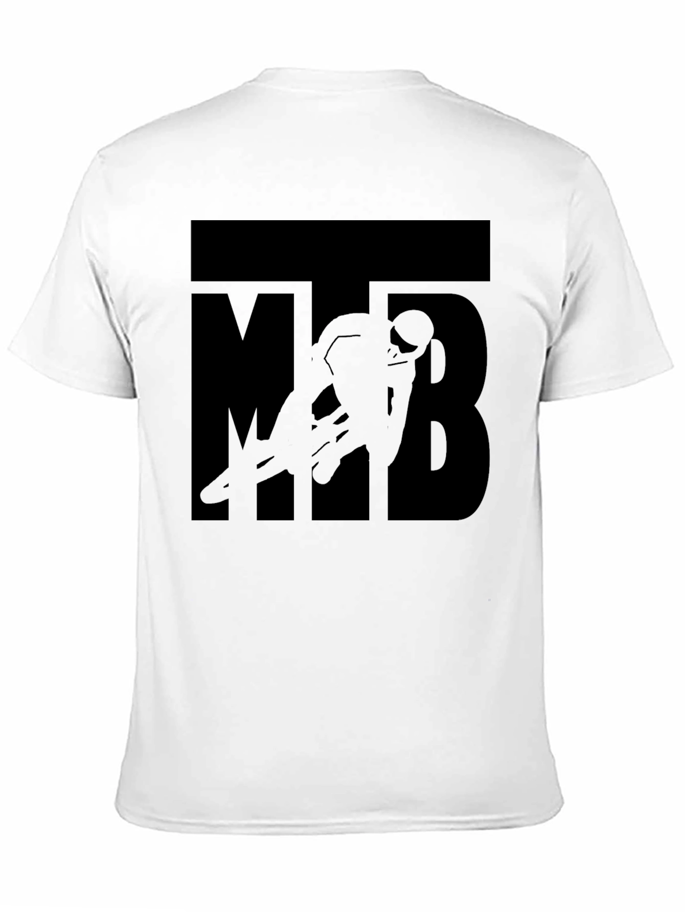 MTB Silhouette Graphic T-Shirt - Black