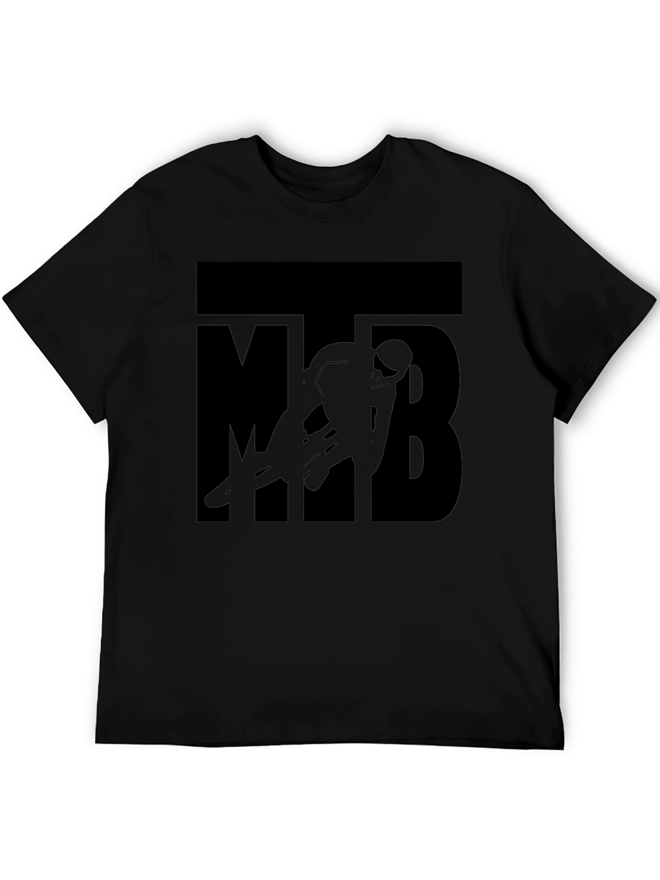 MTB Silhouette Graphic T-Shirt - Black