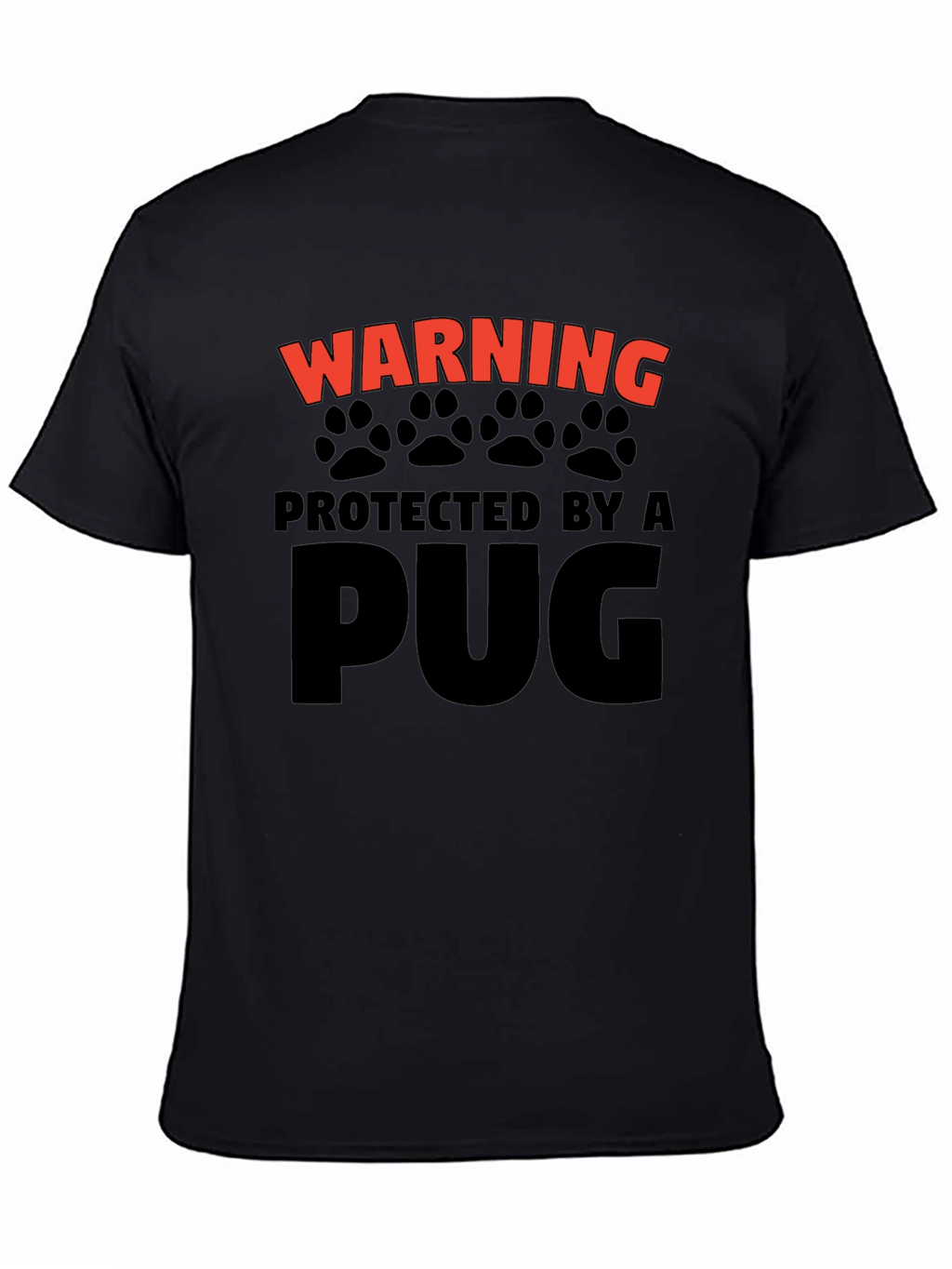 Protected By A Pug Graphic Tee